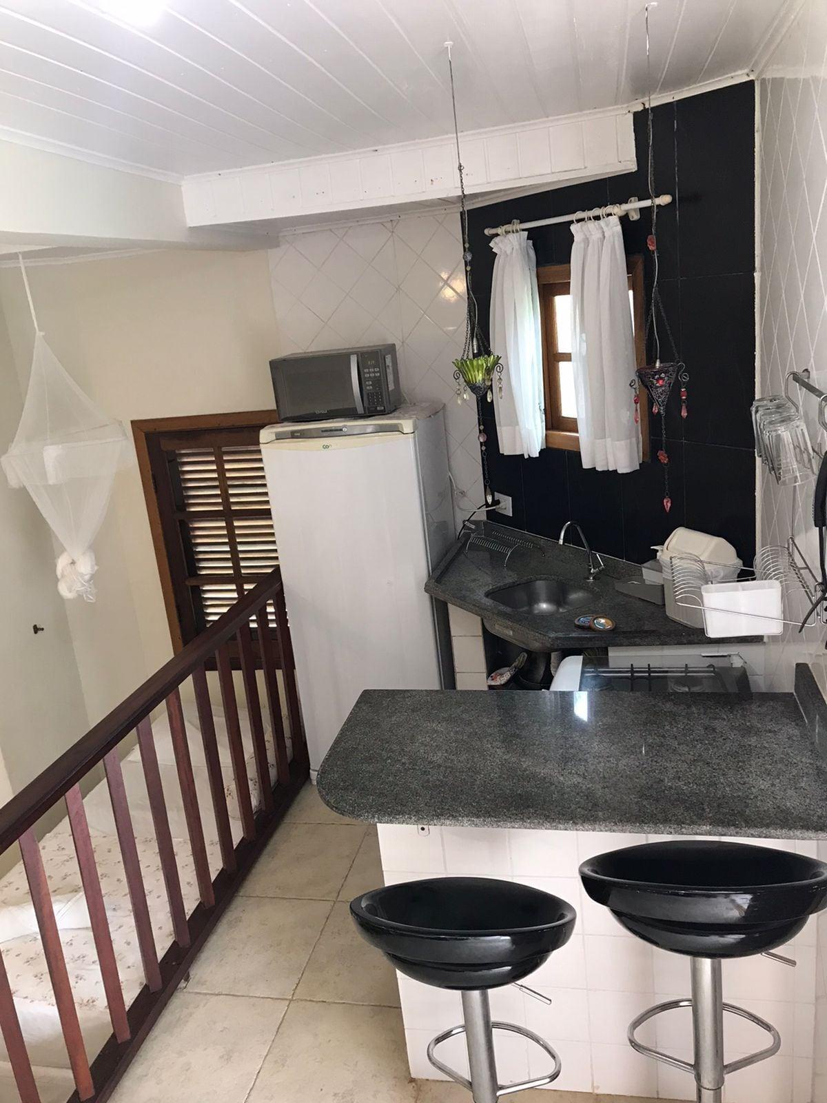 Comodidades do quarto Recanto da Praia