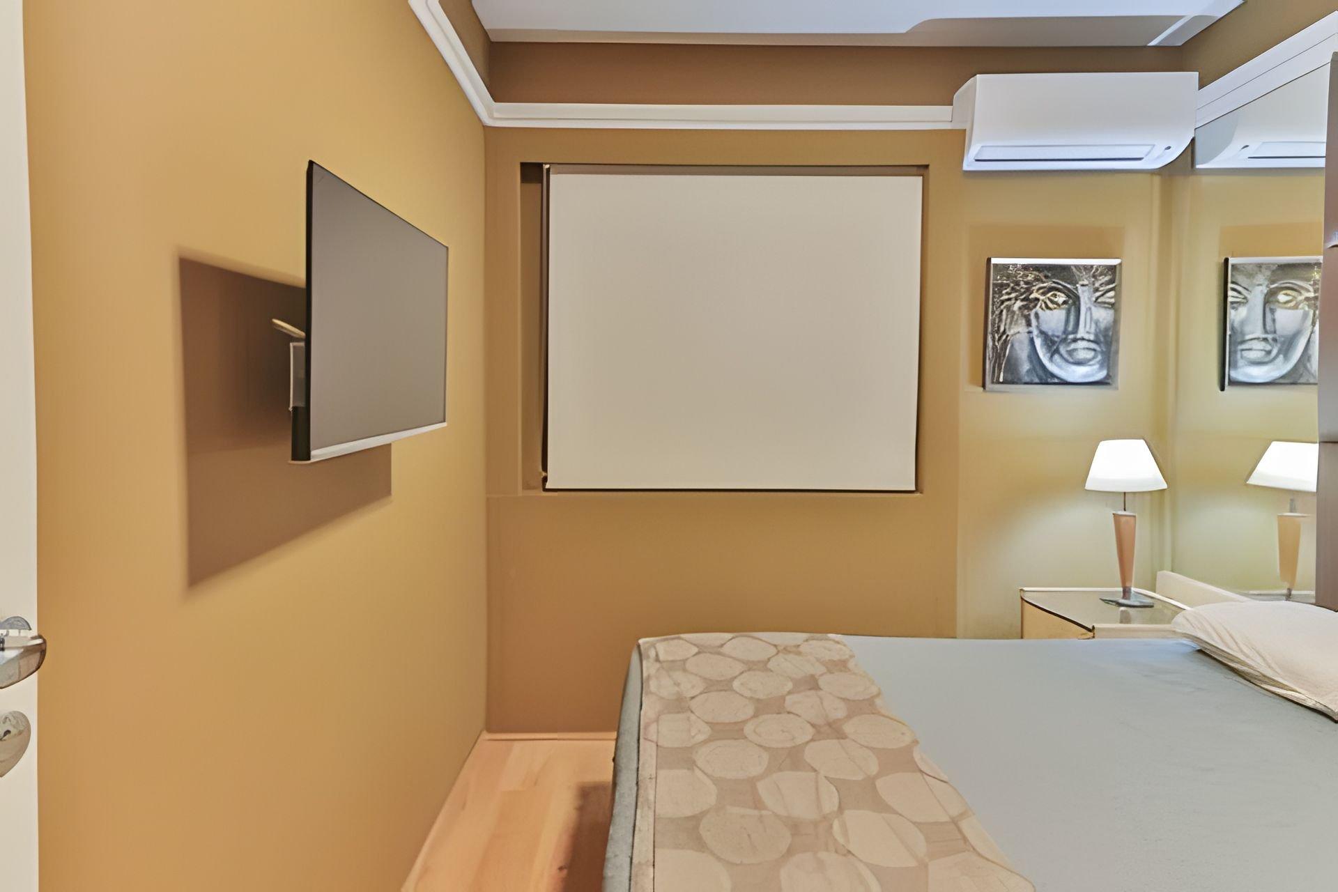 Zona de estar Flat particular dentro do Hotel Transamérica Bela Cintra + Sofá Cama!