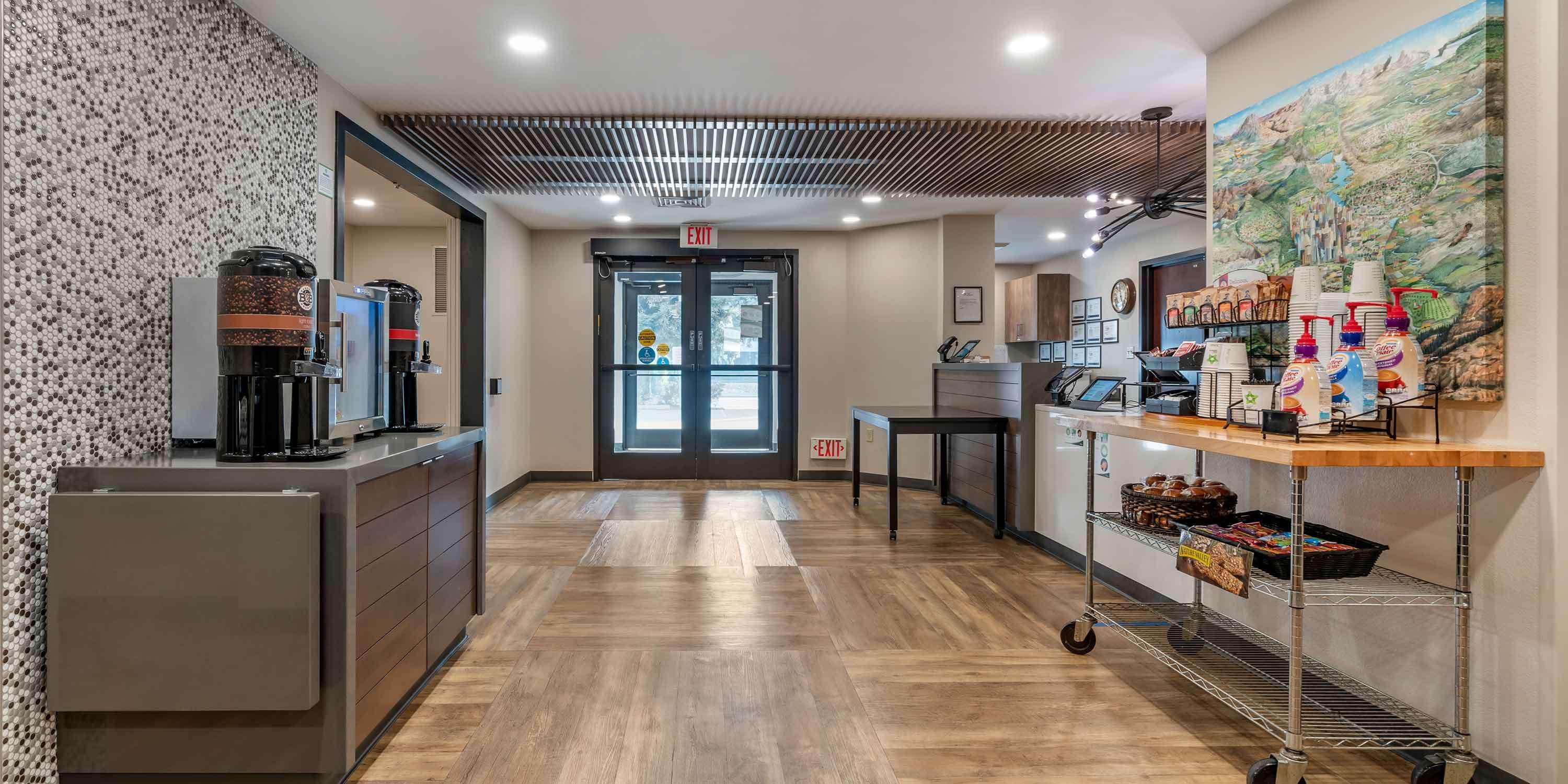 Vista Lobby Extended Stay America Premier Suites San Francisco Belmont