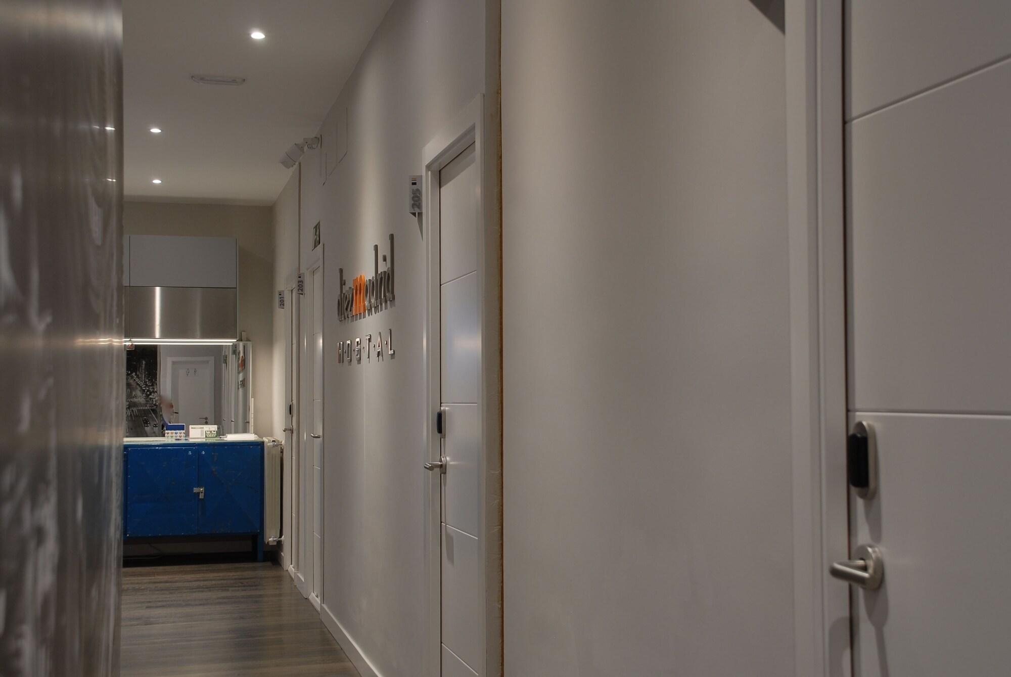 Vista Lobby Diezmadrid Hostal