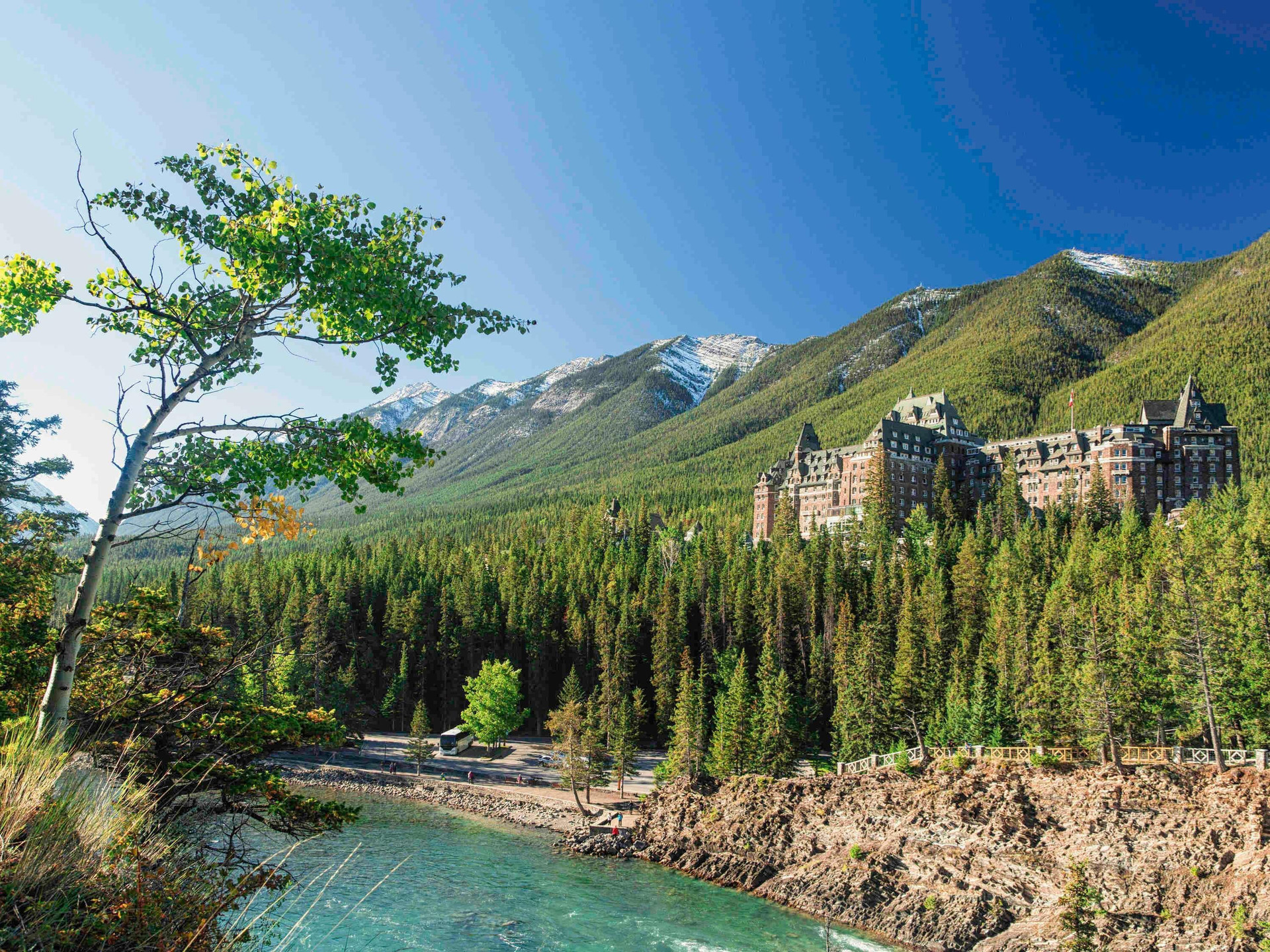 Vista Exterior Fairmont Banff Springs