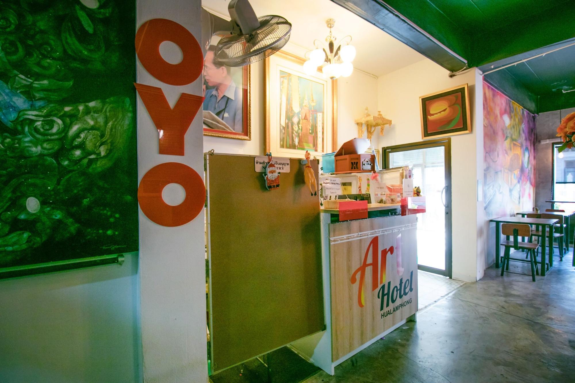 Vista Lobby OYO 568 Art Hotel Hua Lamphong - Hostel