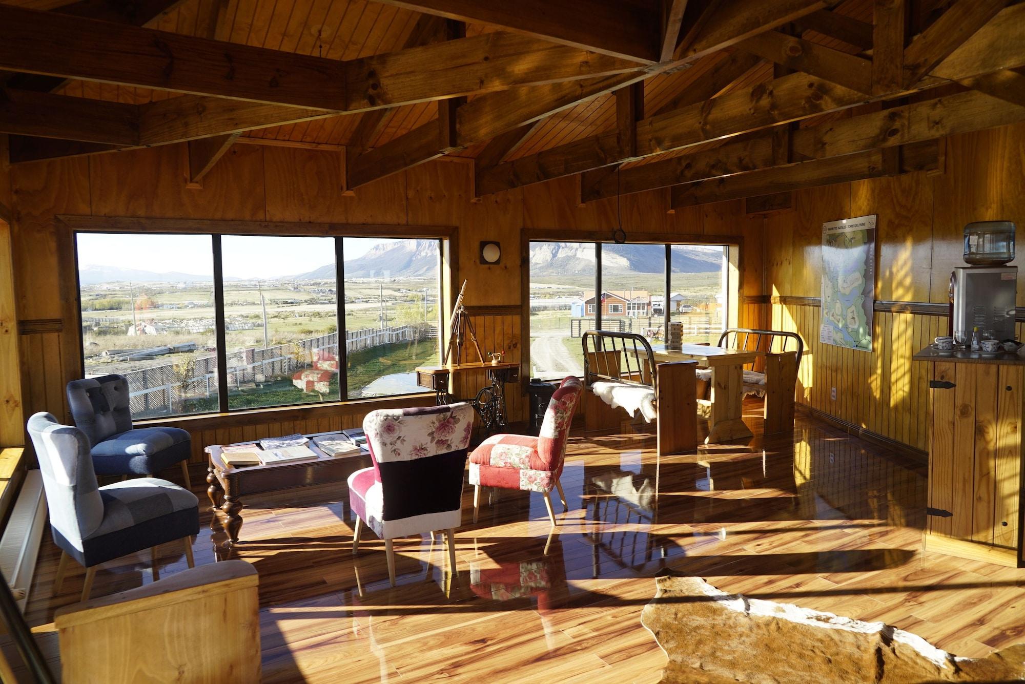 Vista Lobby Hotel Doble E Patagonia