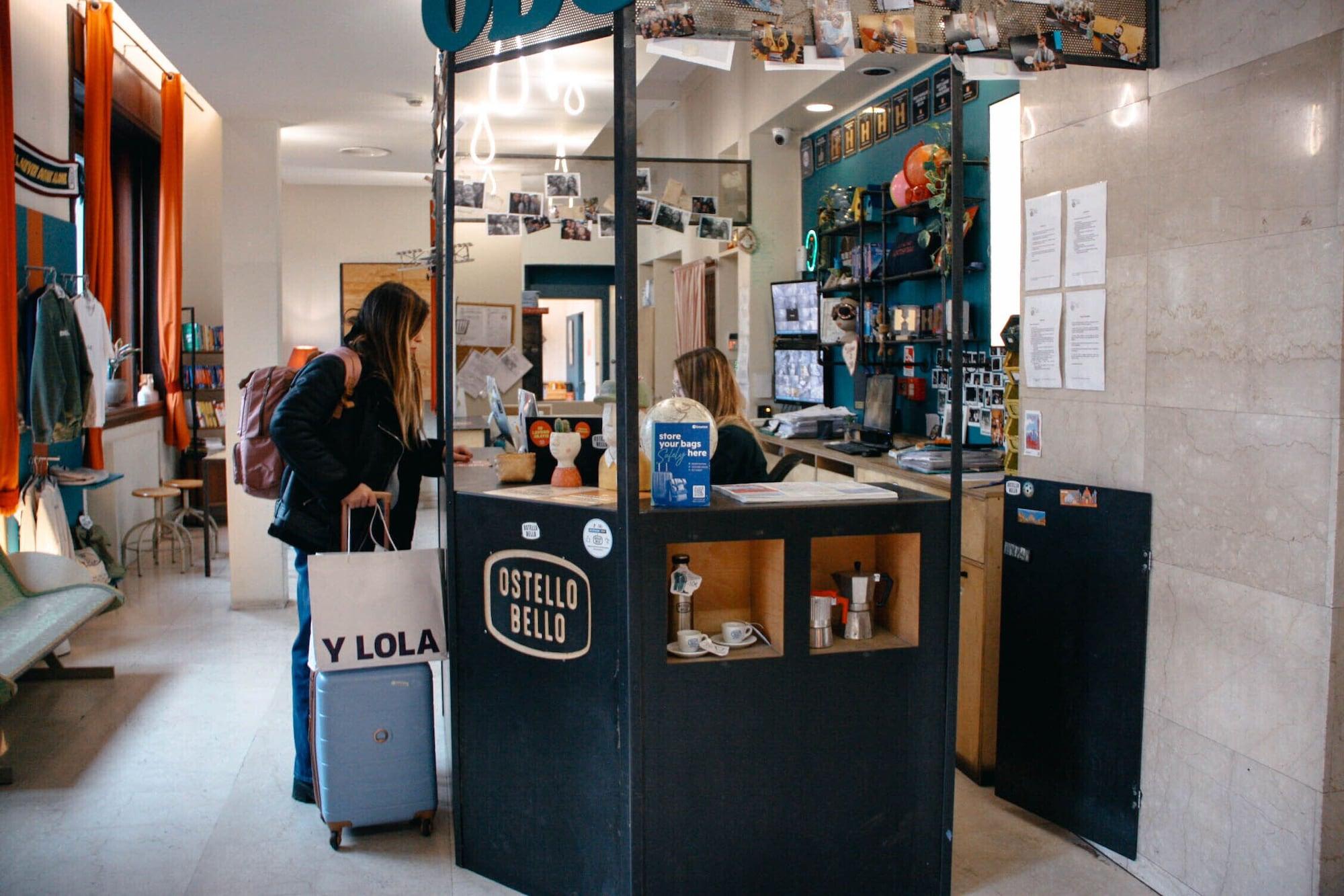 Vista Lobby Ostello Bello Milano Centrale