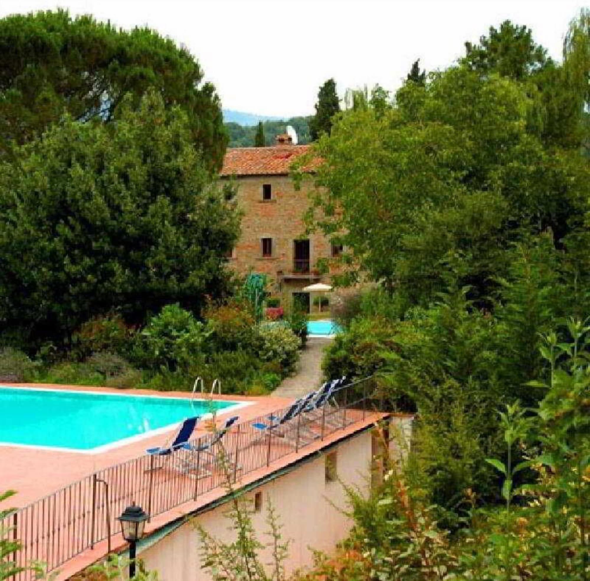 Vista Piscina Agriturismo Parco Fiorito