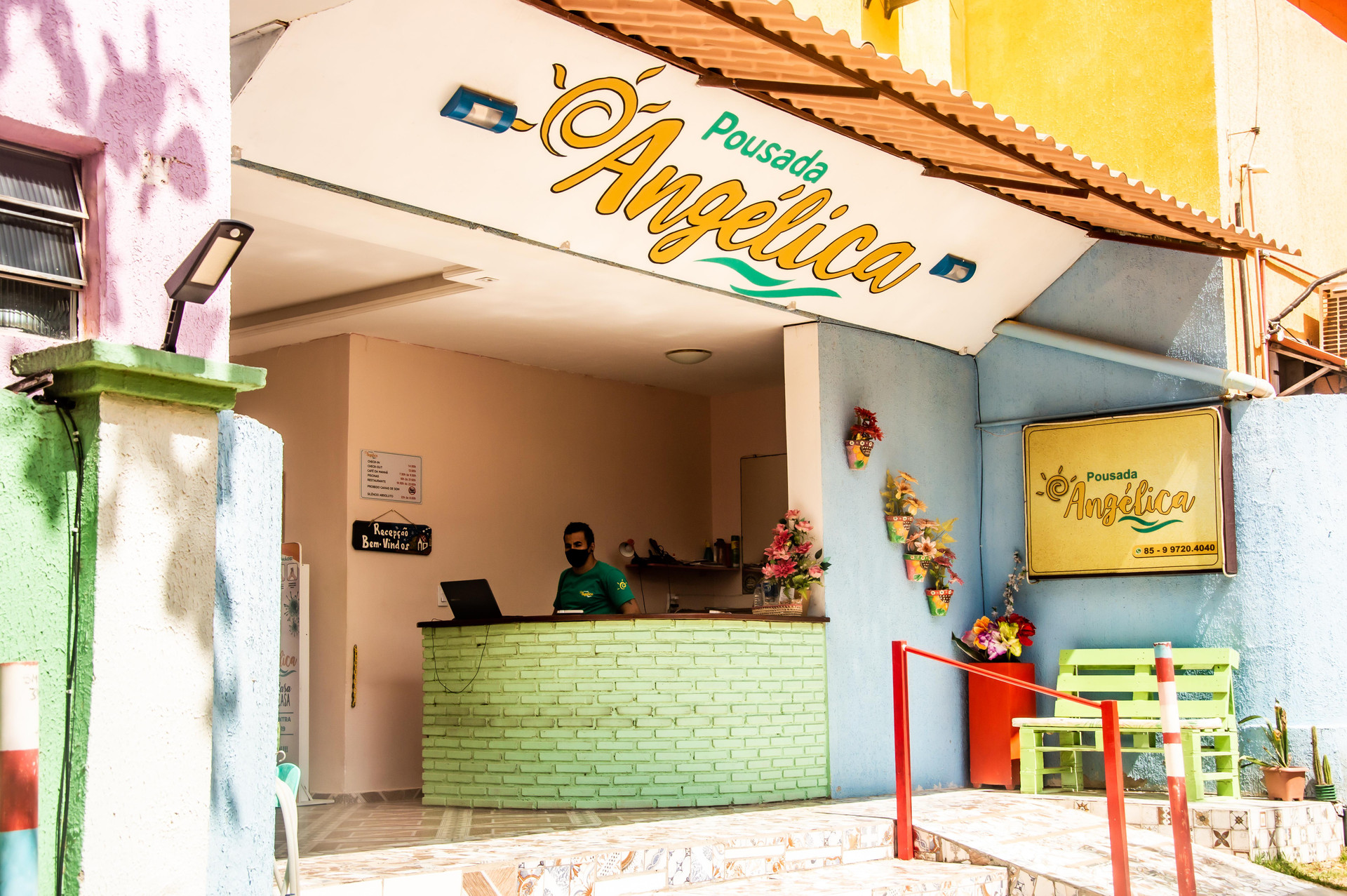 Vista Lobby Pousada Angelica
