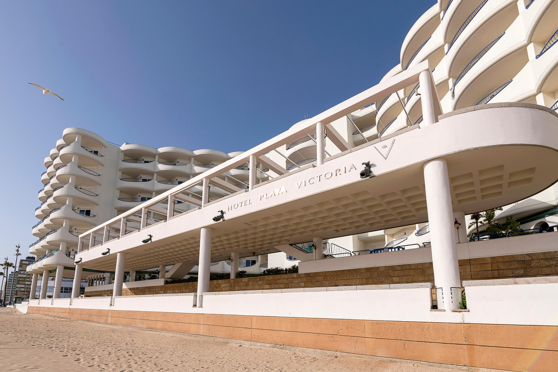 Vista Exterior Hotel Playa Victoria