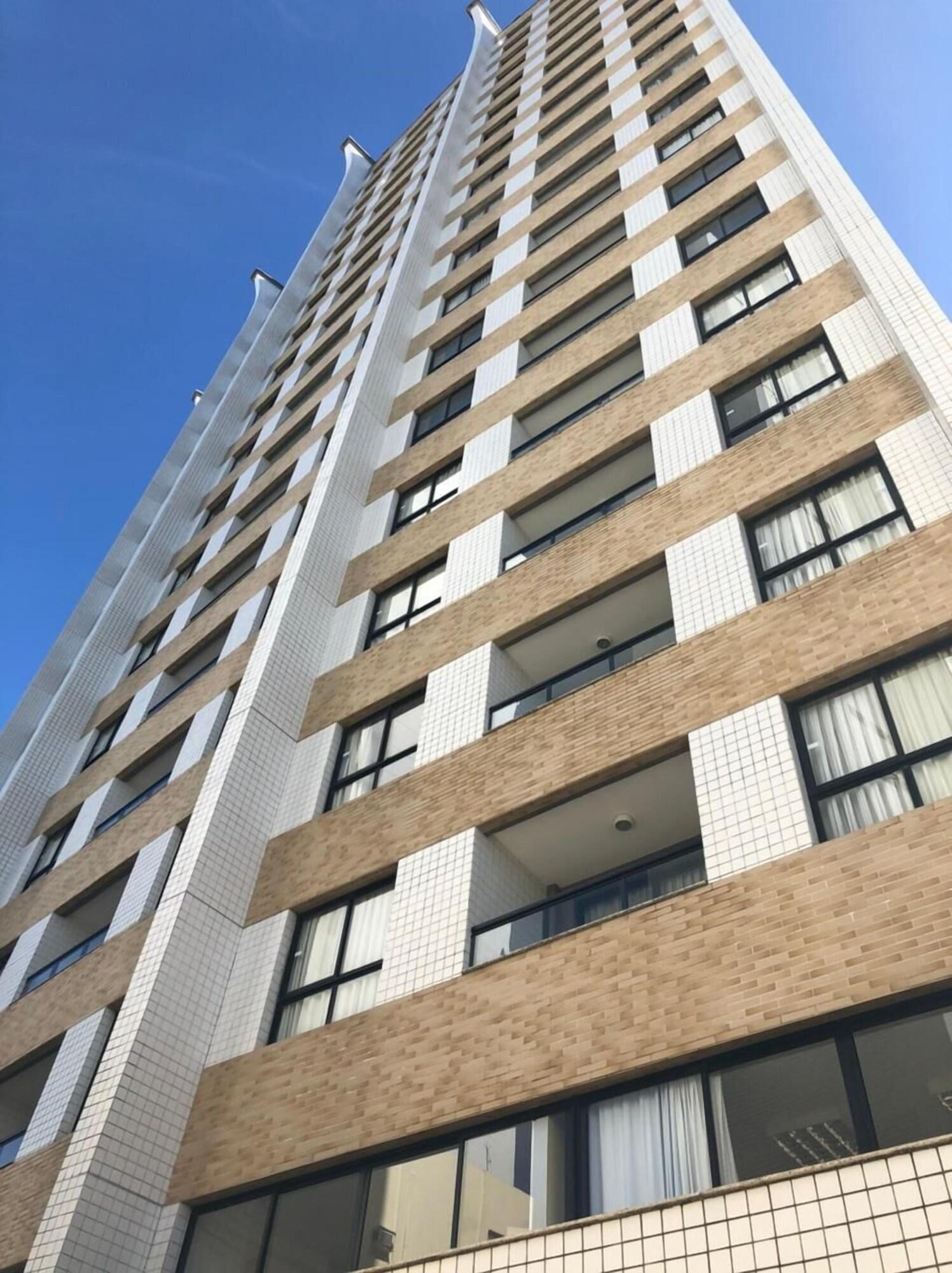 Vista Exterior Ponta Negra Flat Confort 18 andar