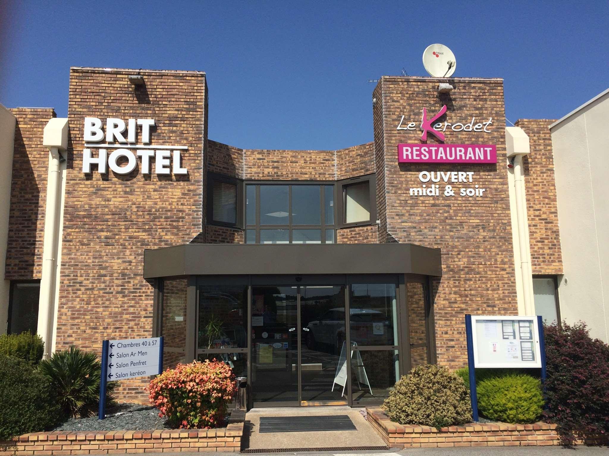 Vista Exterior Brit' Hotel le Kerodet