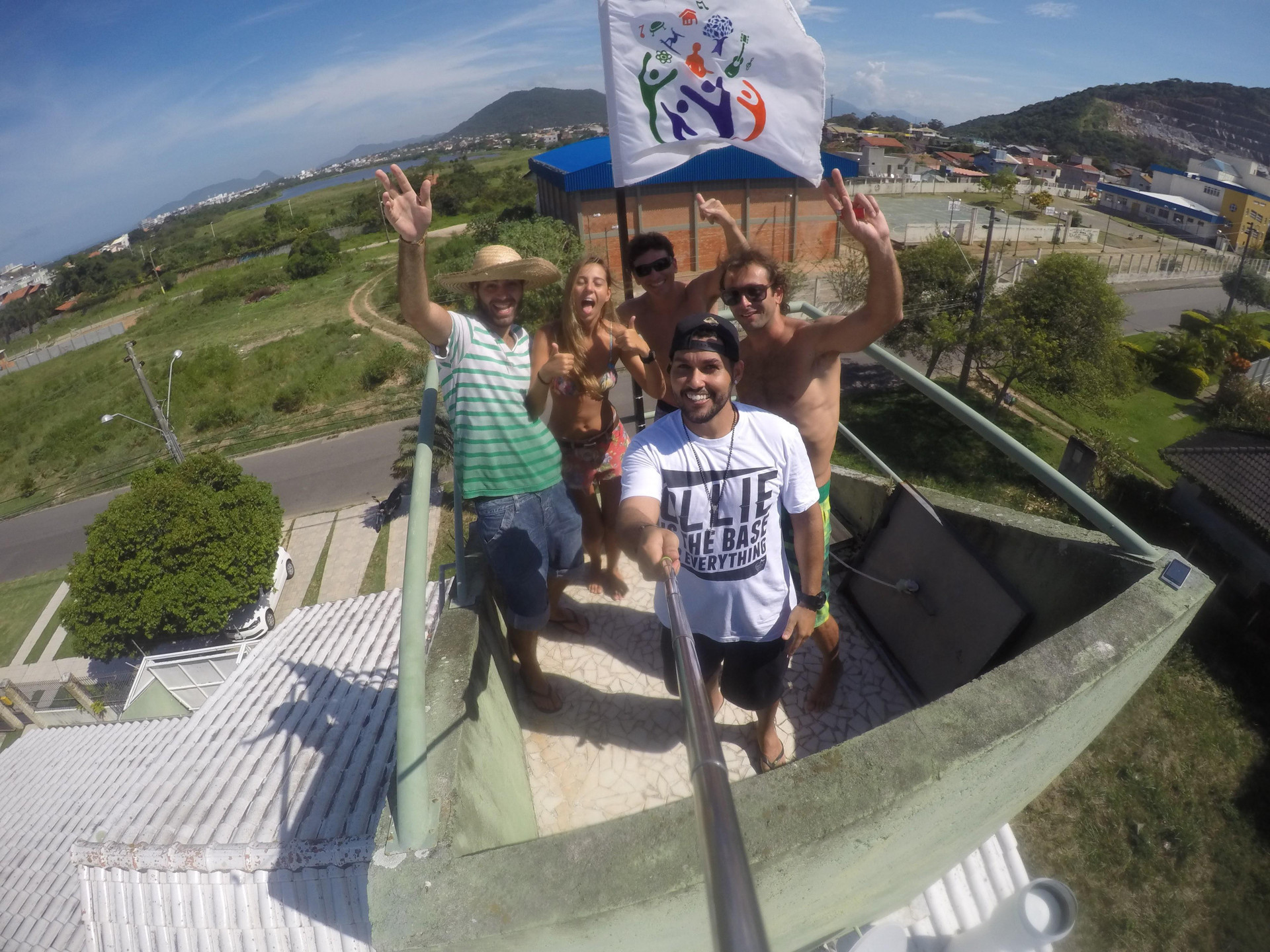 Vista Exterior Hostel Espaço Conexão Floripa