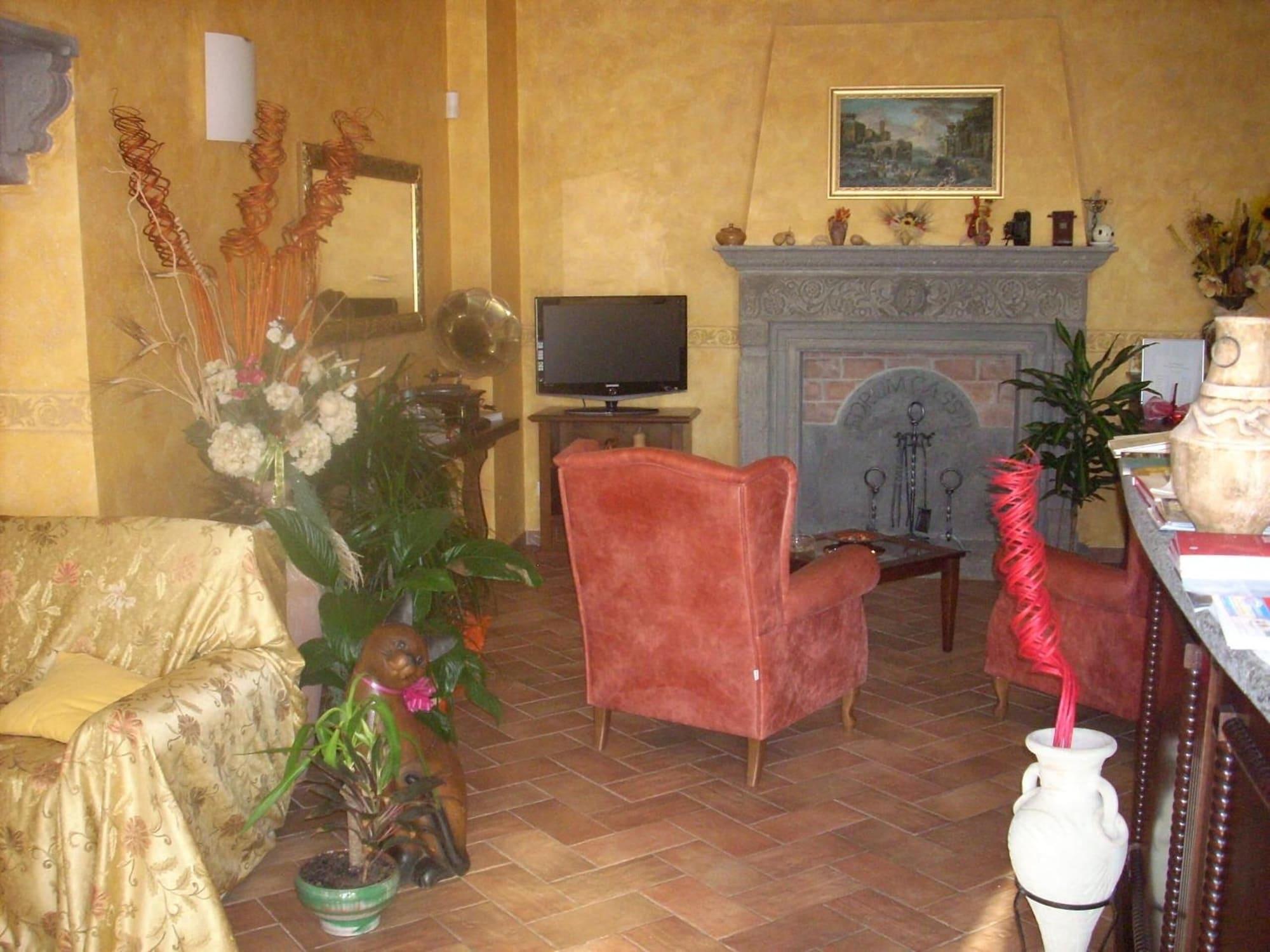 Vista Lobby Antica Locanda della Via Francigena
