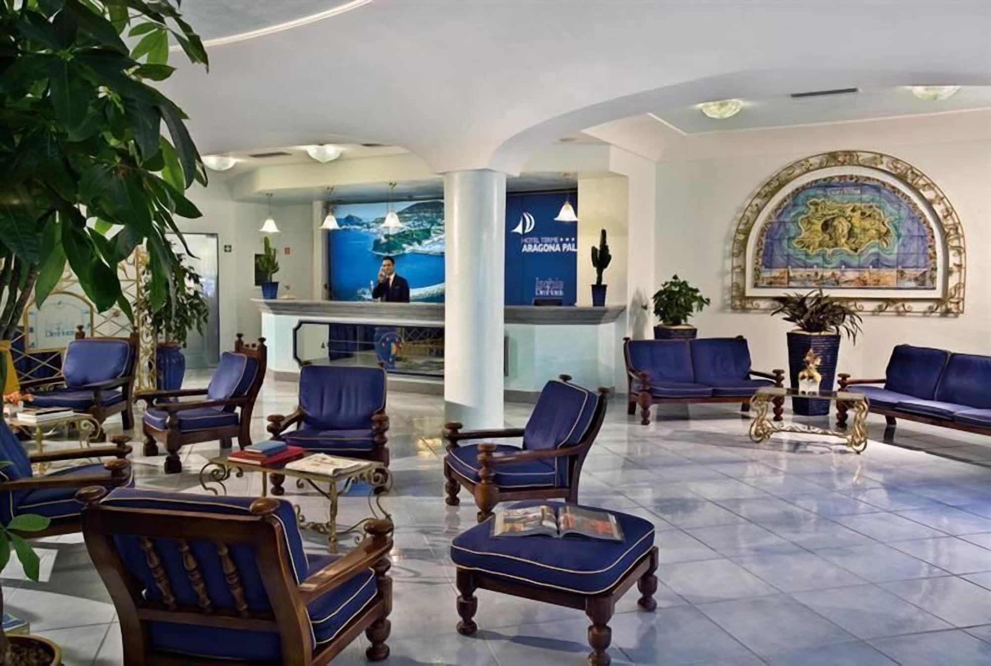 Vista Lobby Aragona Palace Hotel & Spa