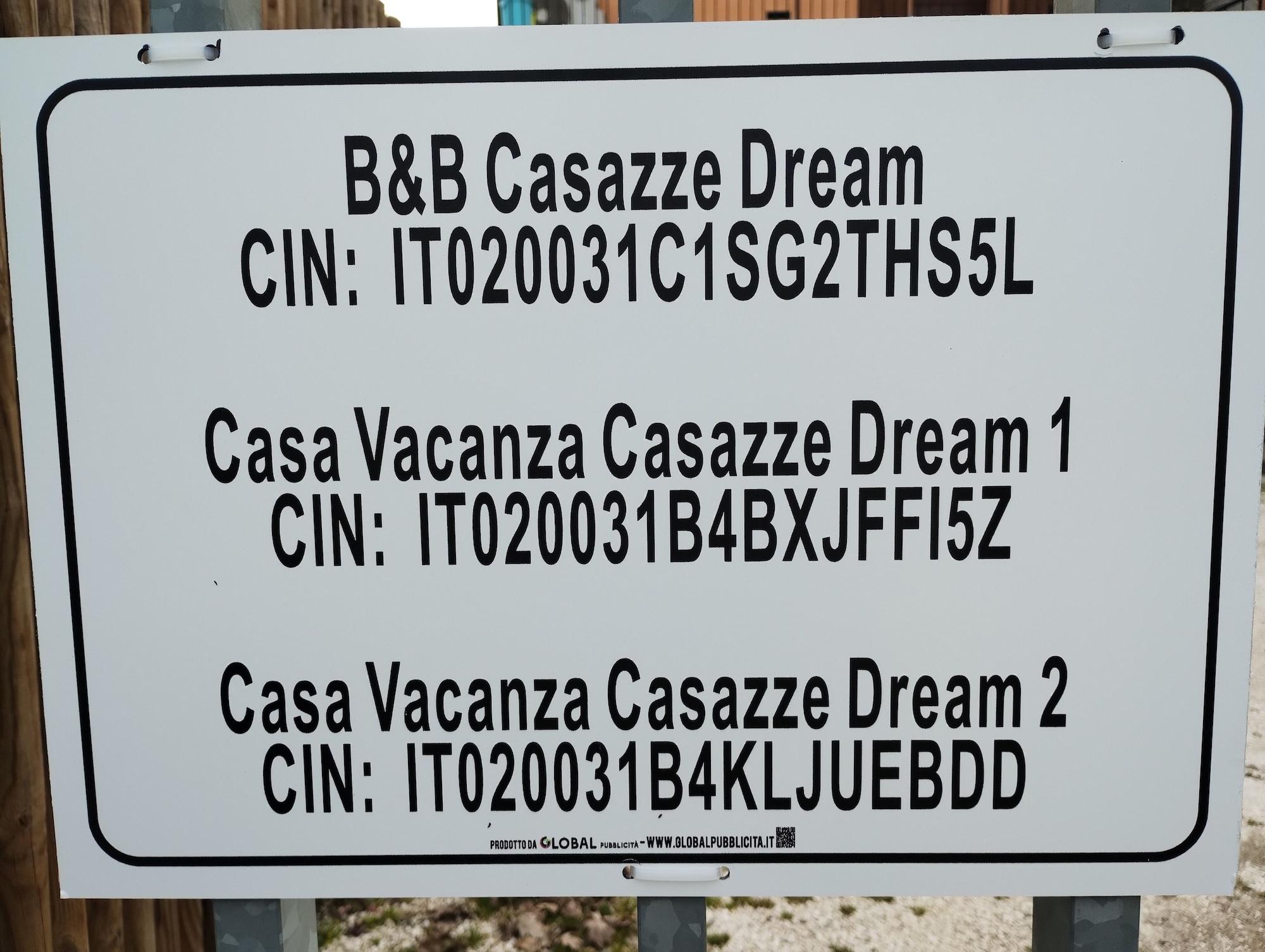 Vista Exterior B&B Casazze Dream