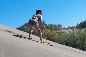 Actividad - Sandboarding en la playa de El Mogote