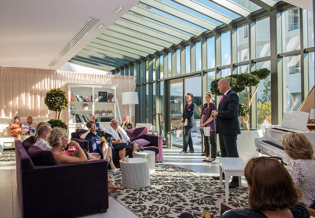 Vista Lobby Chateau Des Tourelles Hotel Thalasso Spa