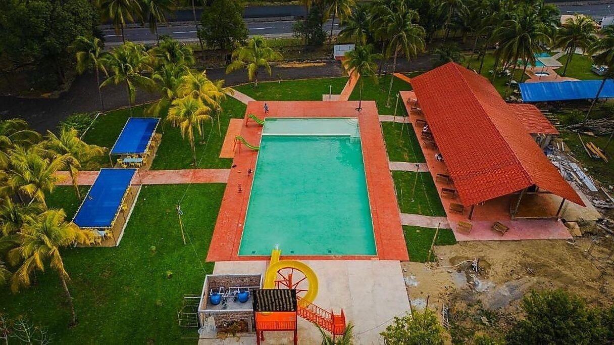 Vista Piscina Estancia Vacacional 20 Aguas