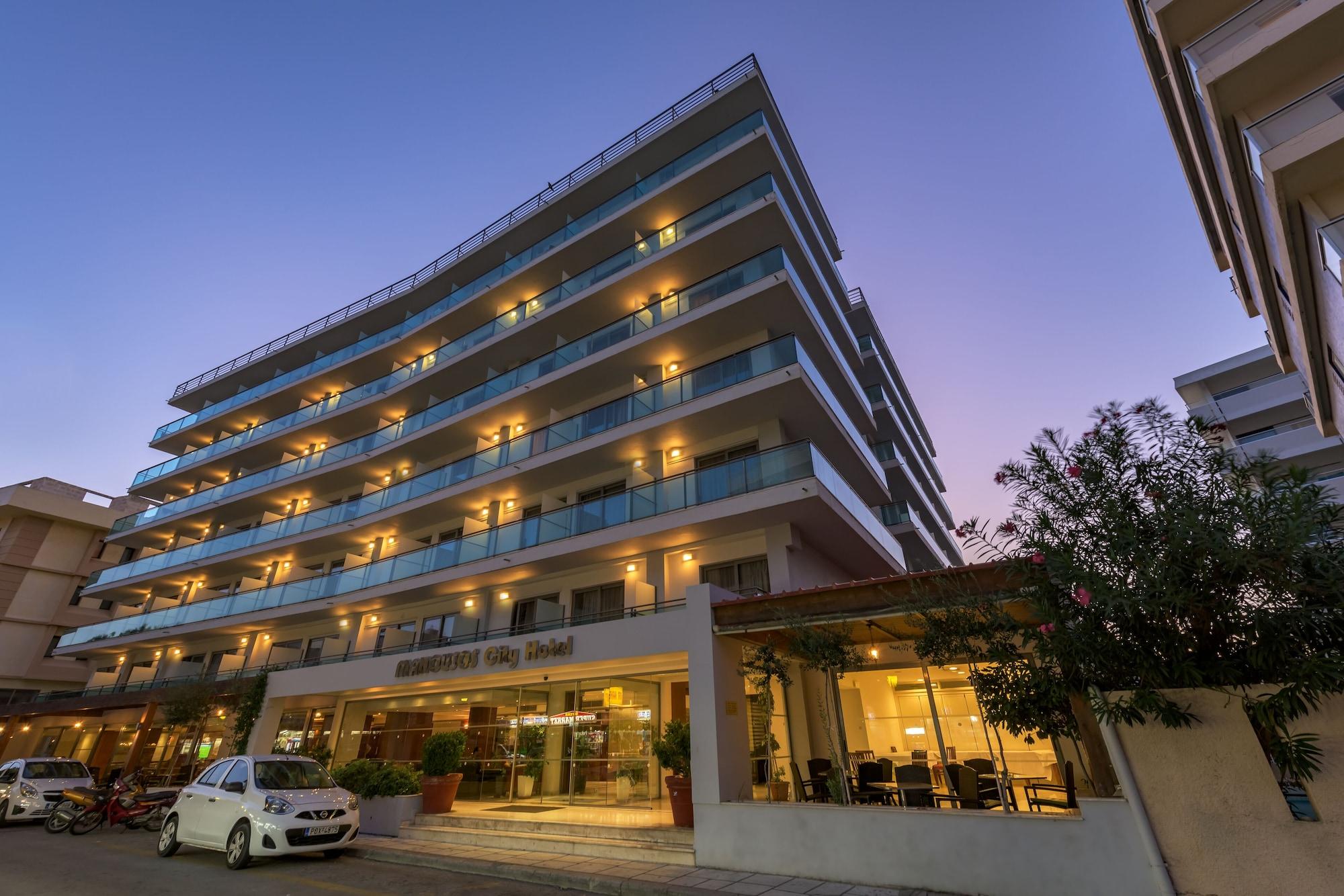 Vista Exterior Manousos City Hotel