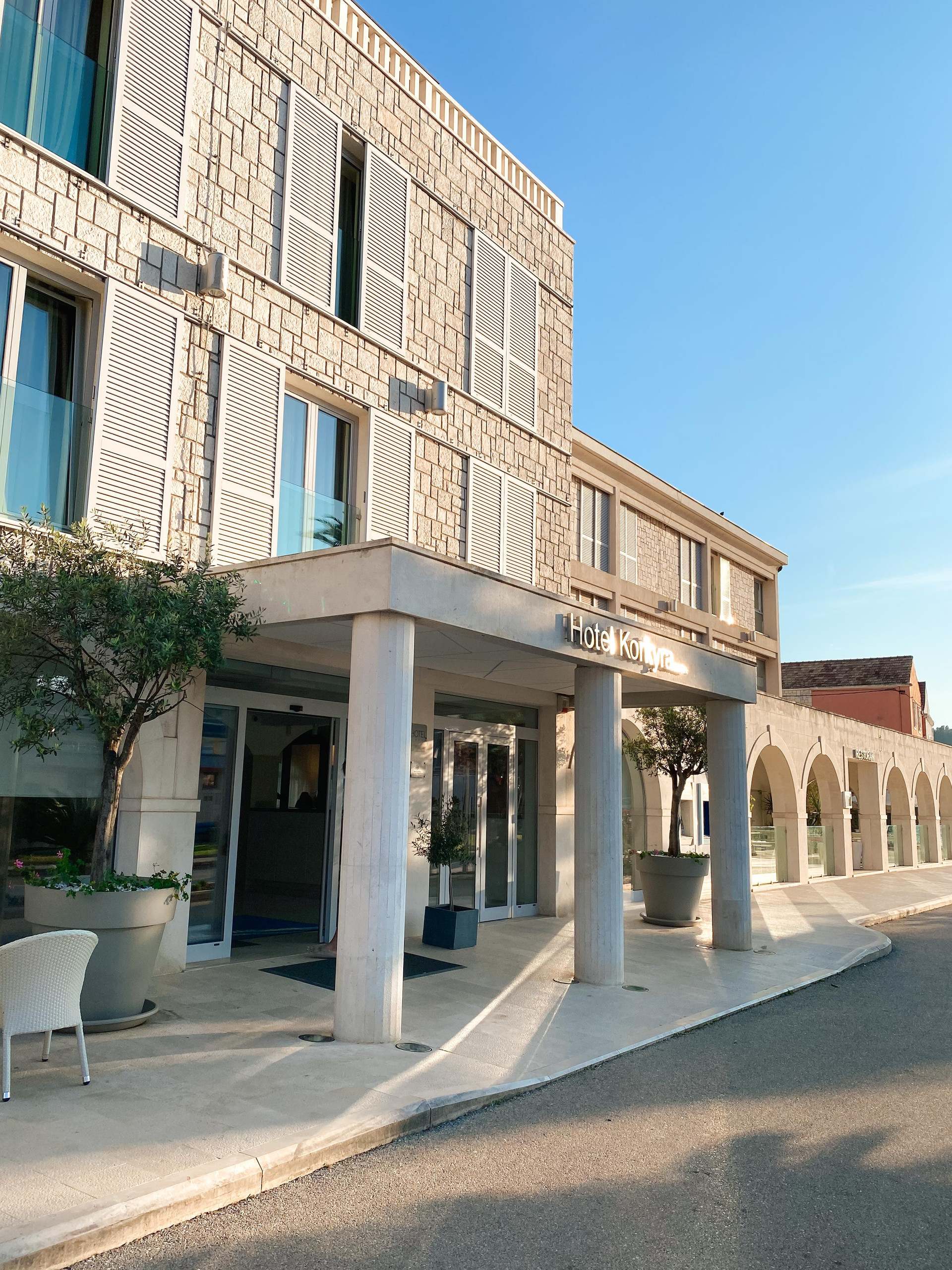 Vista Exterior Hotel Korkyra