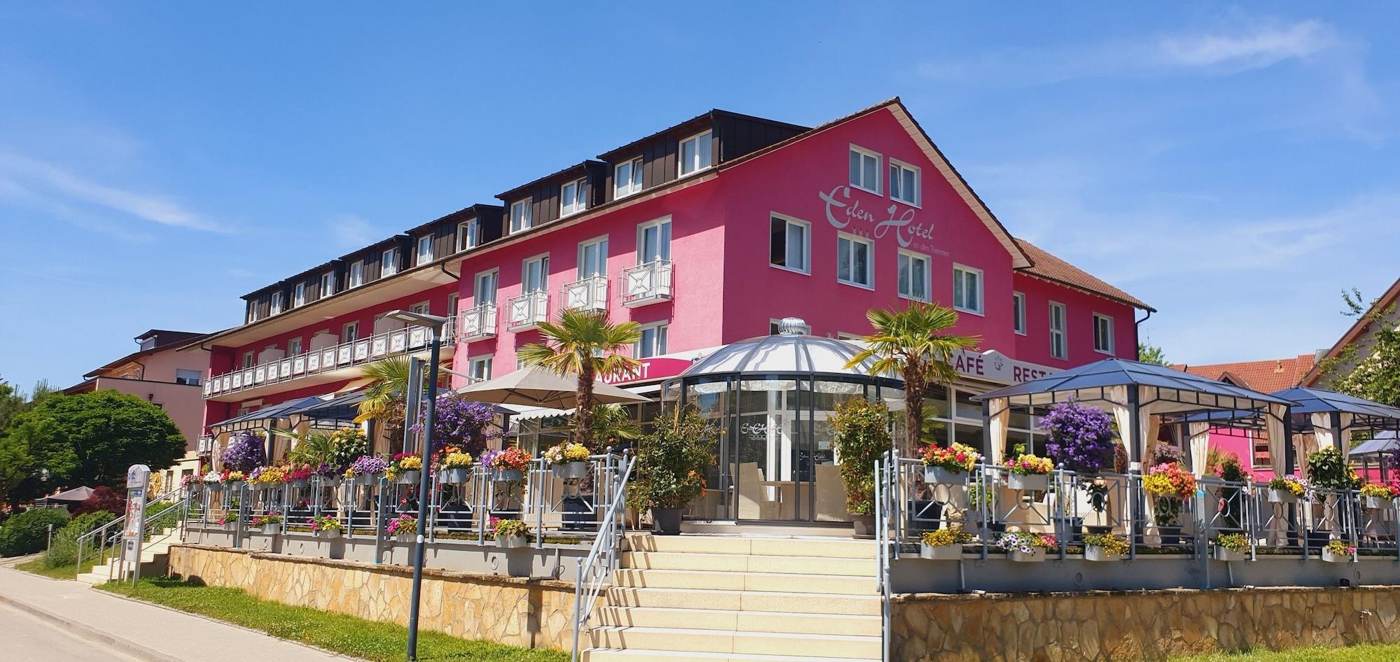 Vista Exterior Eden Hotel an den Thermen