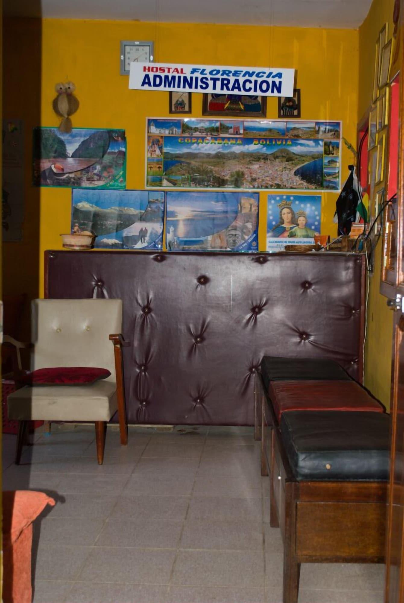 Vista Lobby Hostal Florencia