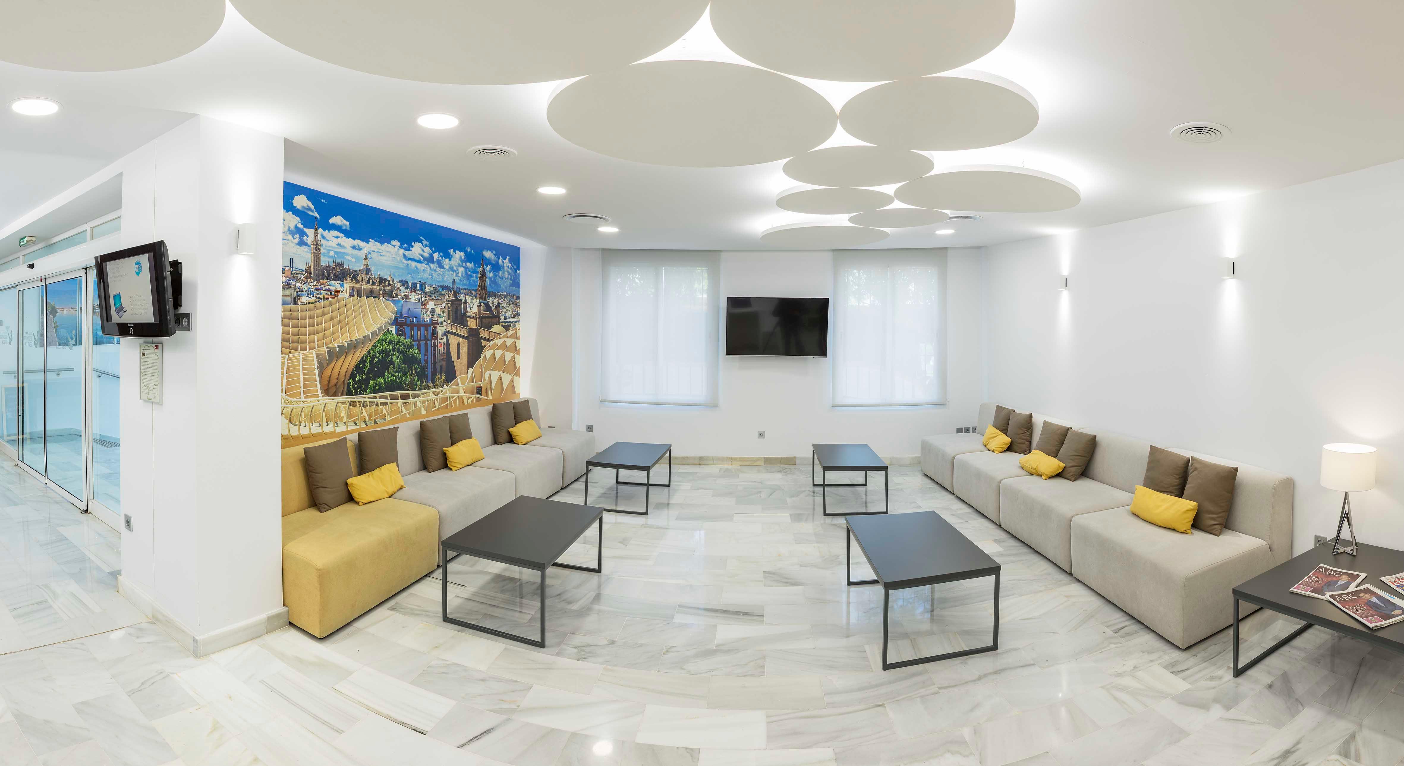 Vista Lobby Hotel Bellavista Sevilla