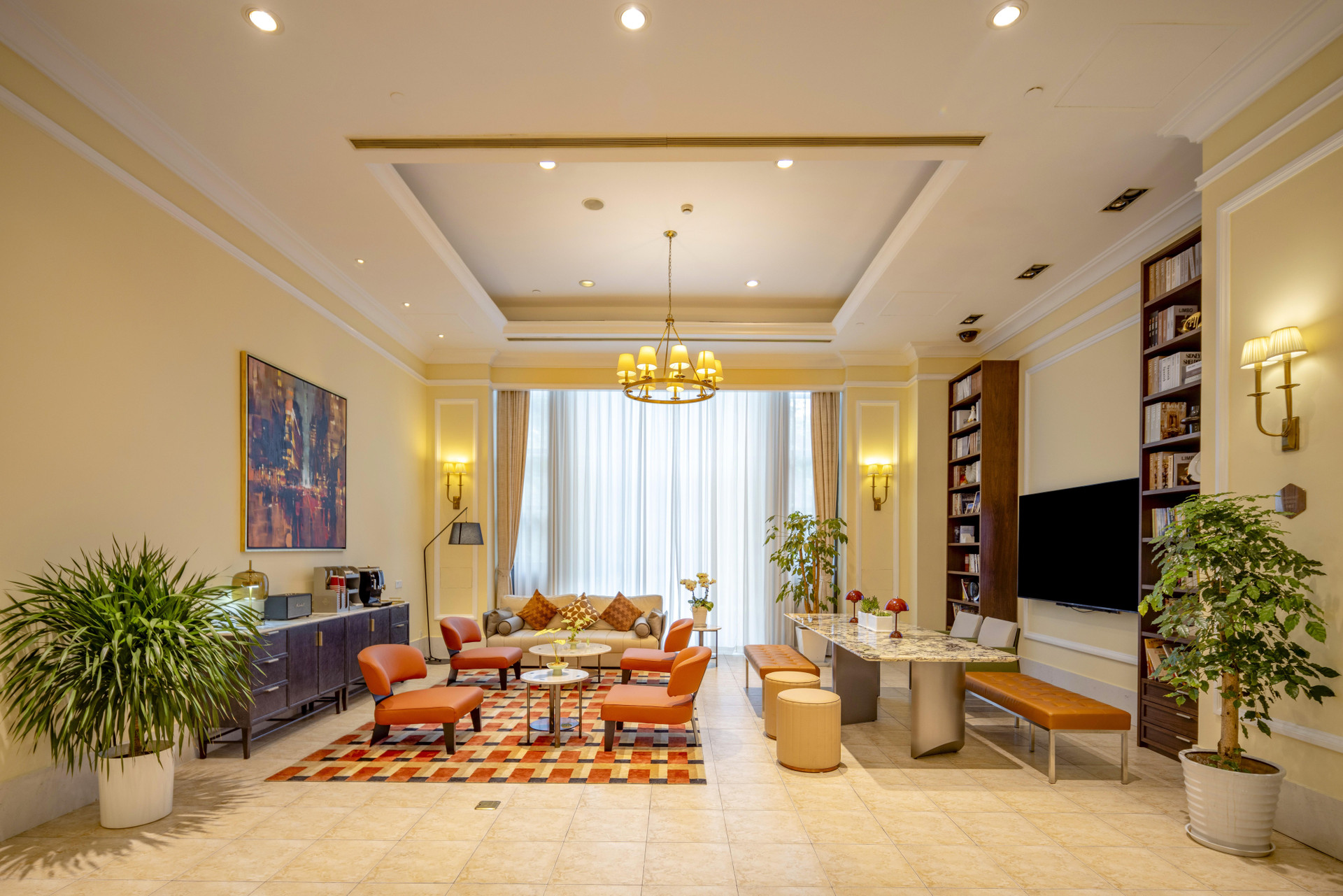 Vista Lobby Green Court Residence City Center Shanghai