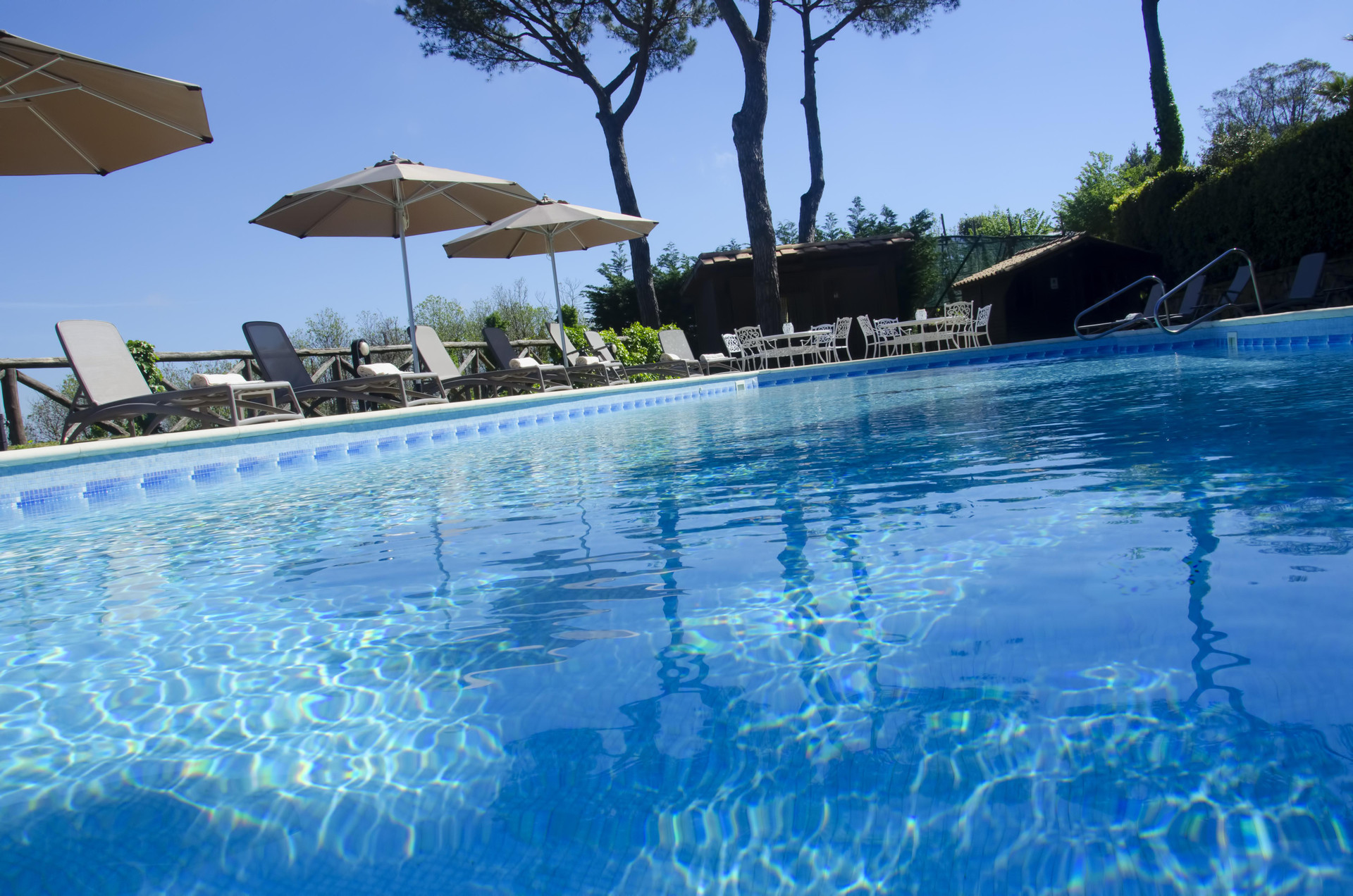 Vista Piscina Oasi Olimpia Relais