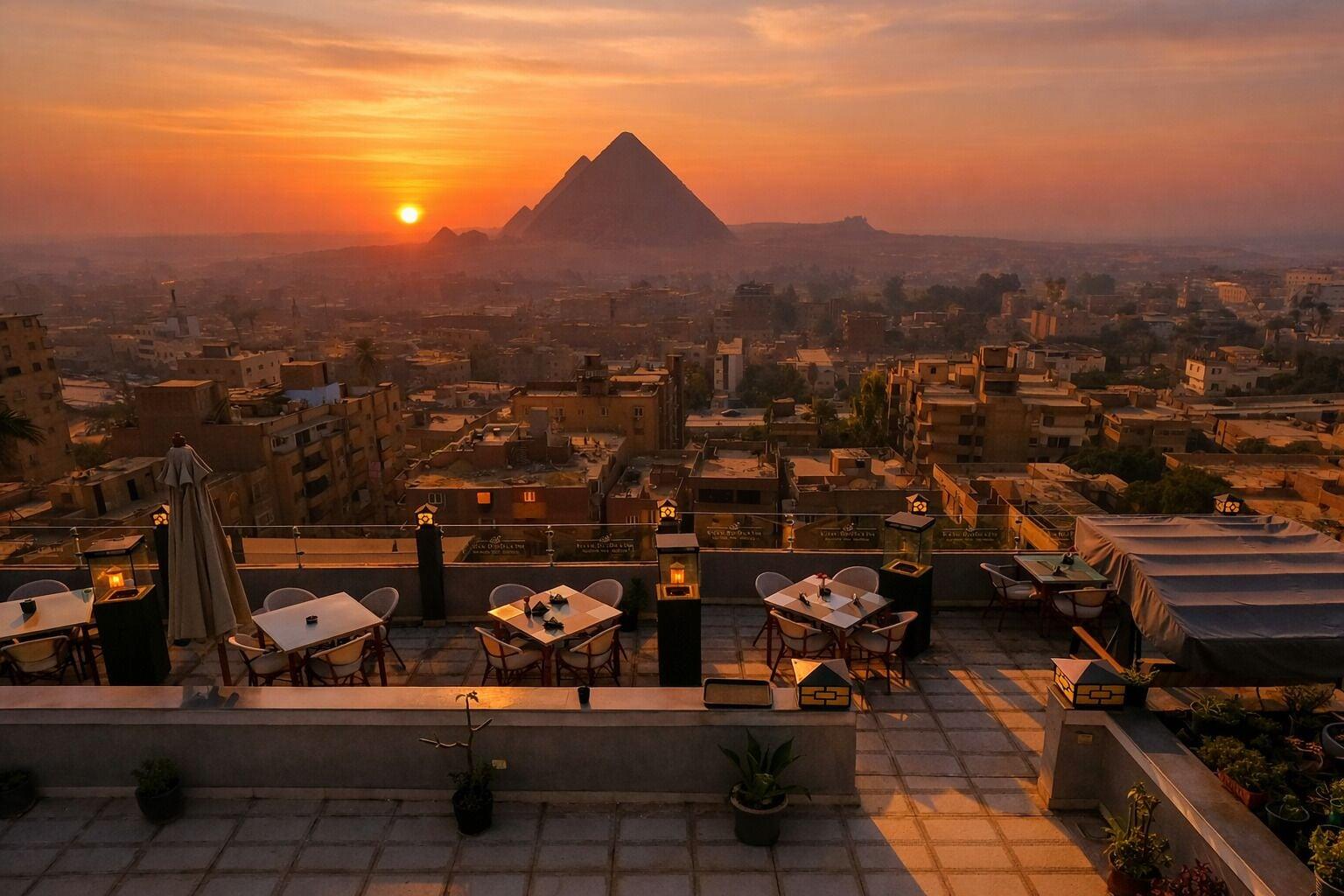 Vista Exterior Khan Duidar Inn - Pyramids View Rooftop