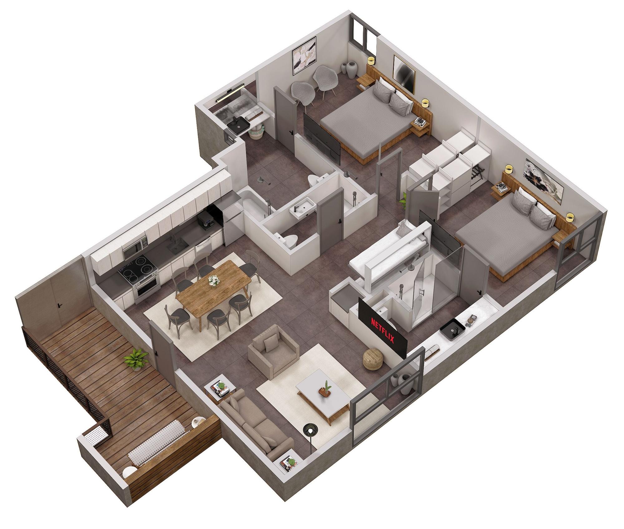 Equipamiento de Habitación City24 Hotel Little Italy Mission Hills