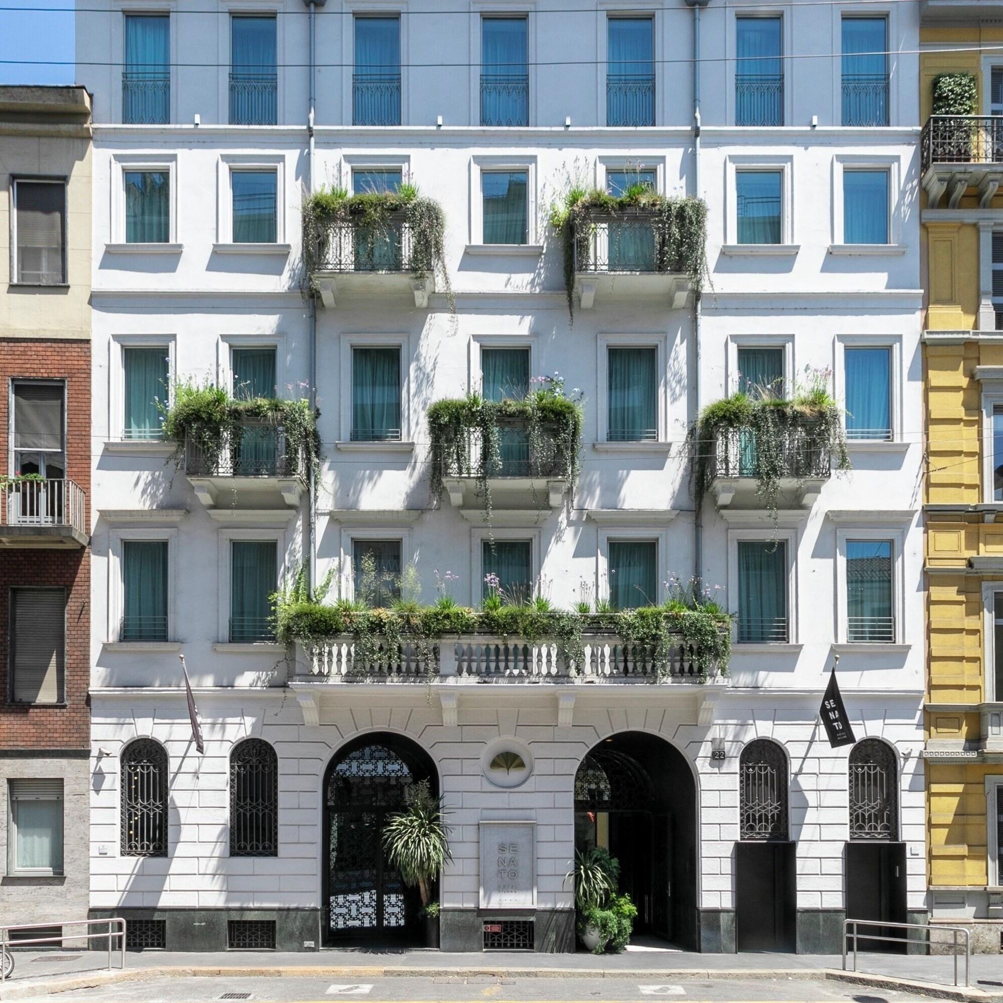 Vista Exterior Senato Hotel Milano