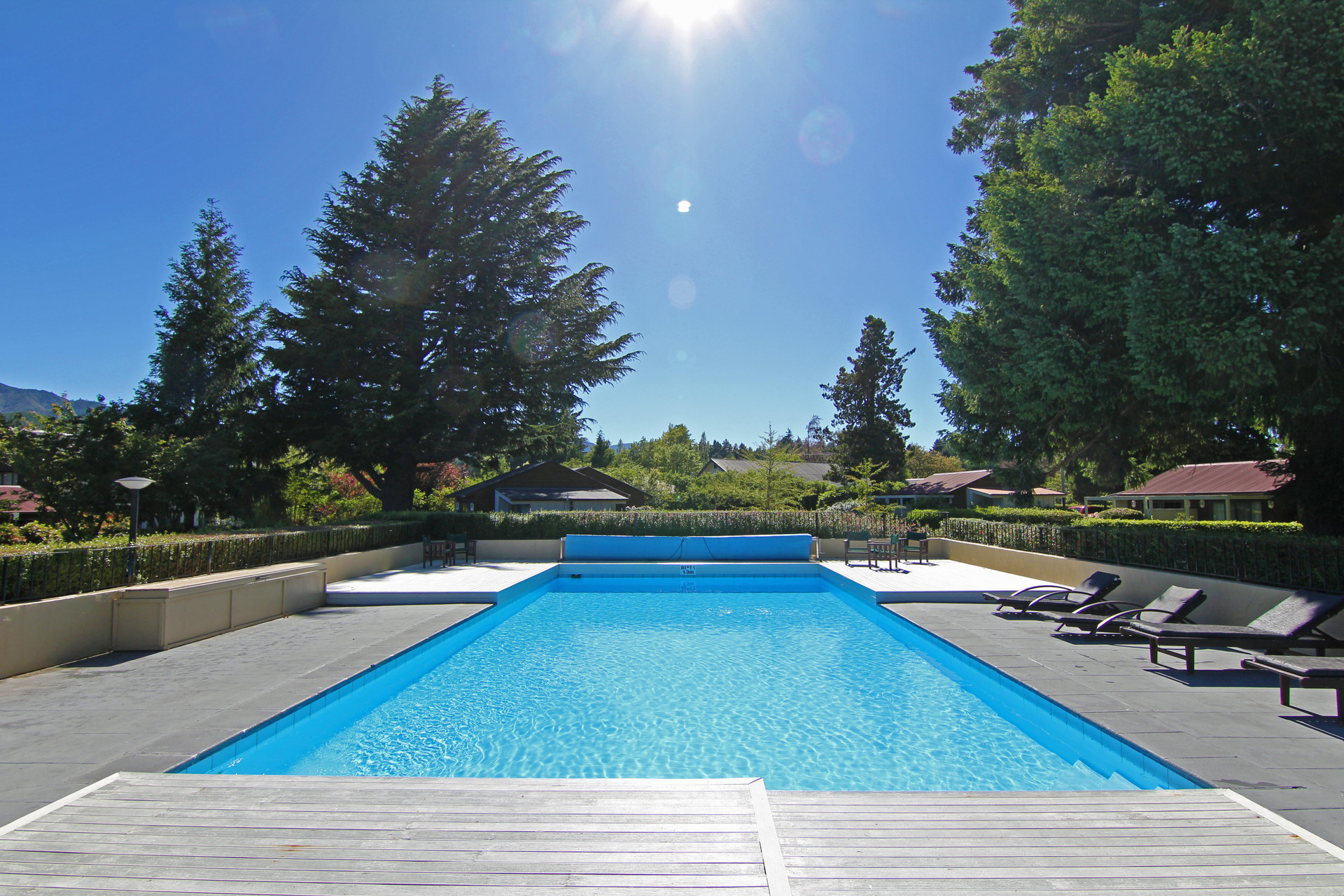 Vista Piscina Hanmer Springs Hotel