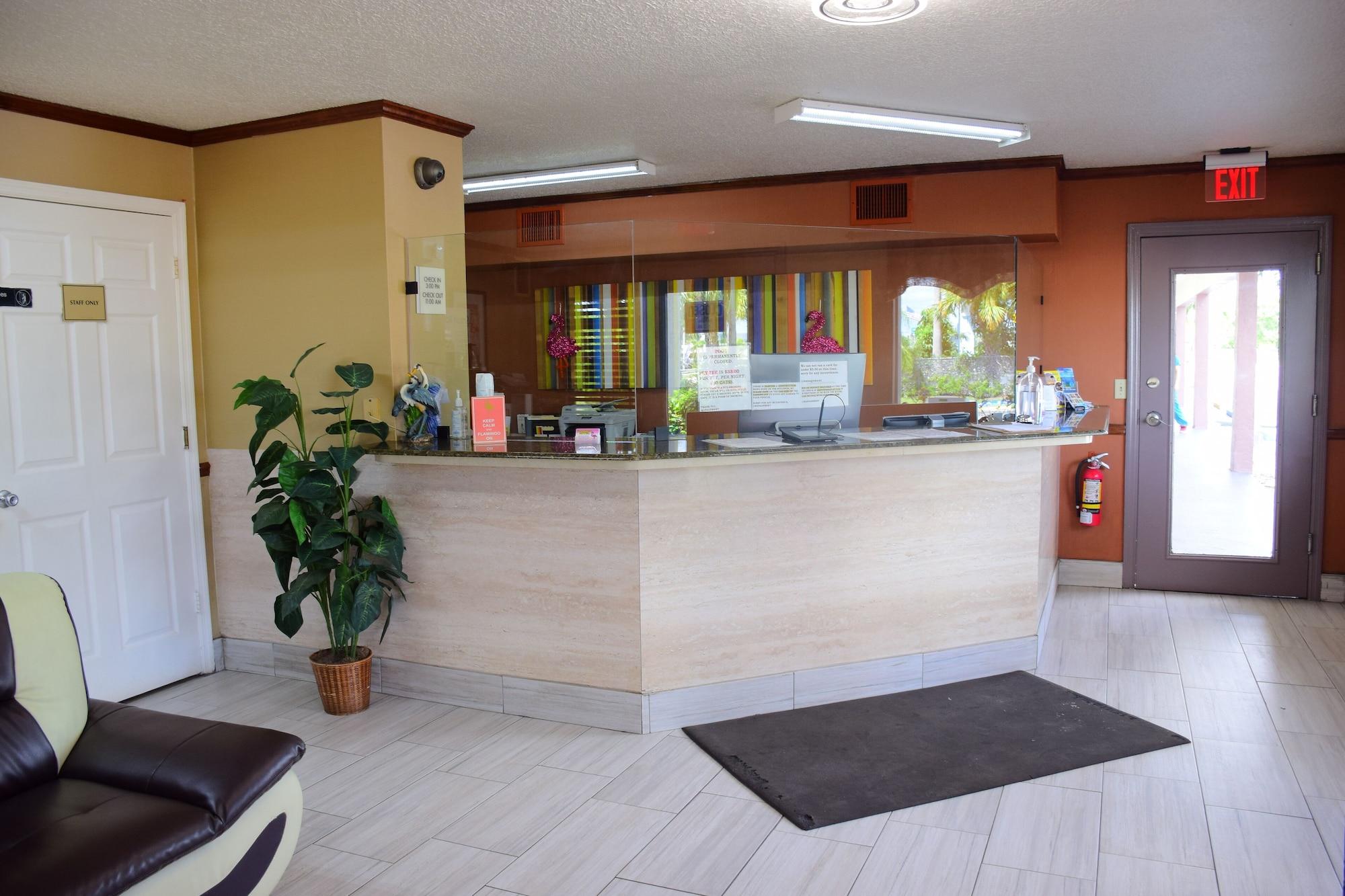 Vista Lobby Flamingo Motel