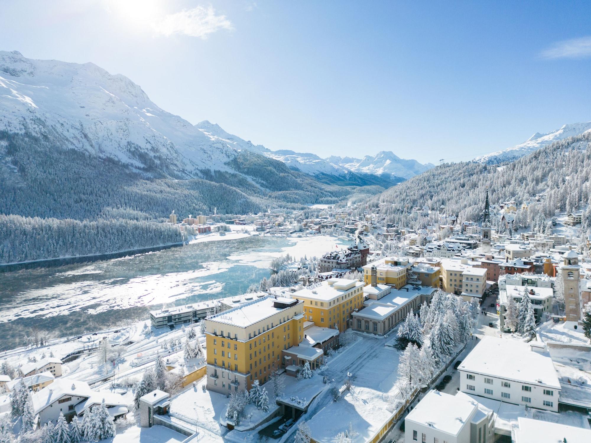 Vista Exterior Kulm Hotel St. Moritz