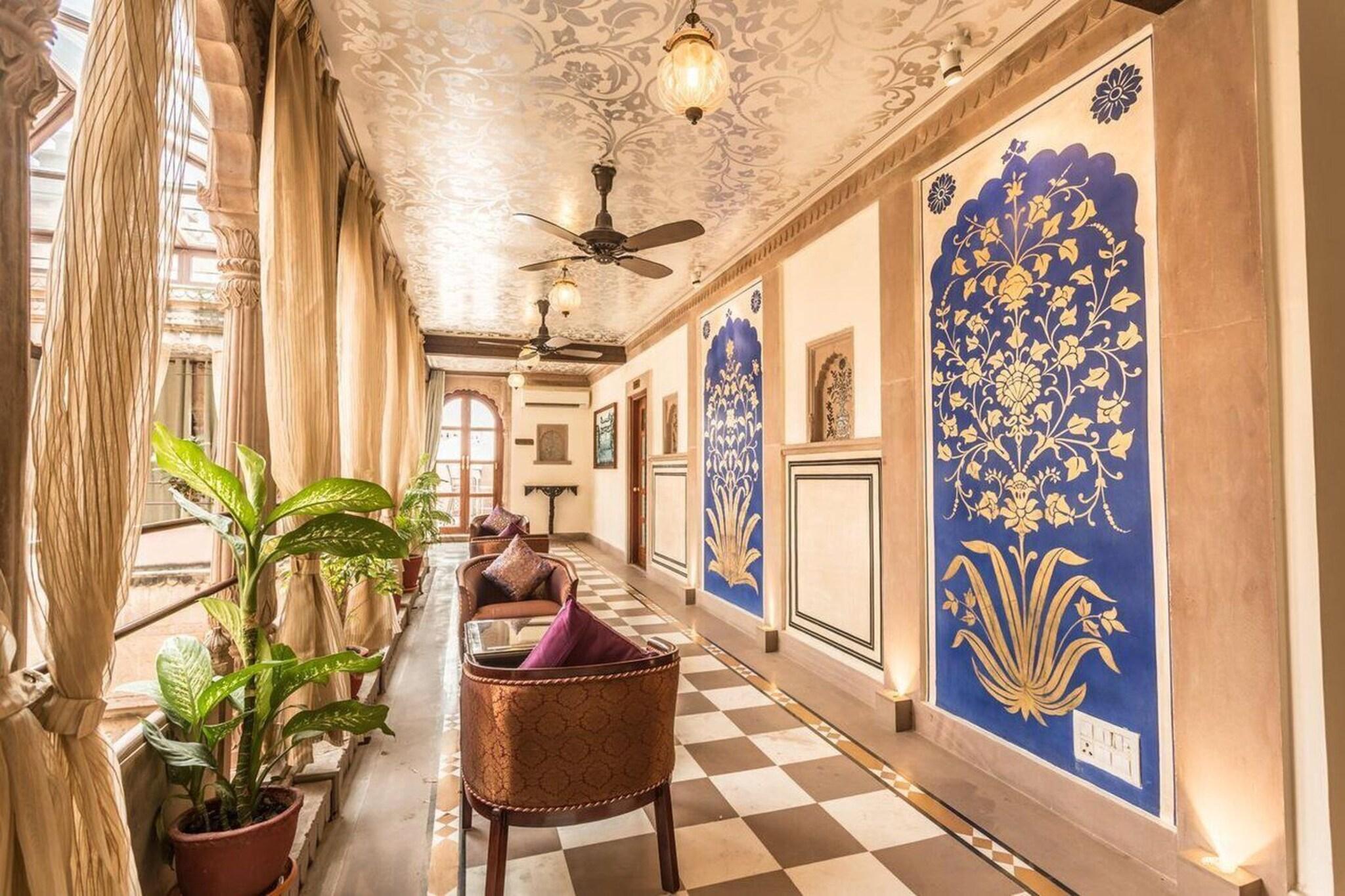 Vista Lobby Brijrama Palace A Heritage Hotel