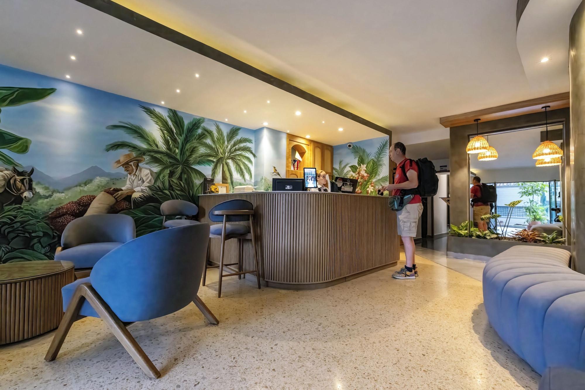 Vista Lobby Aparta Suites Torre Poblado