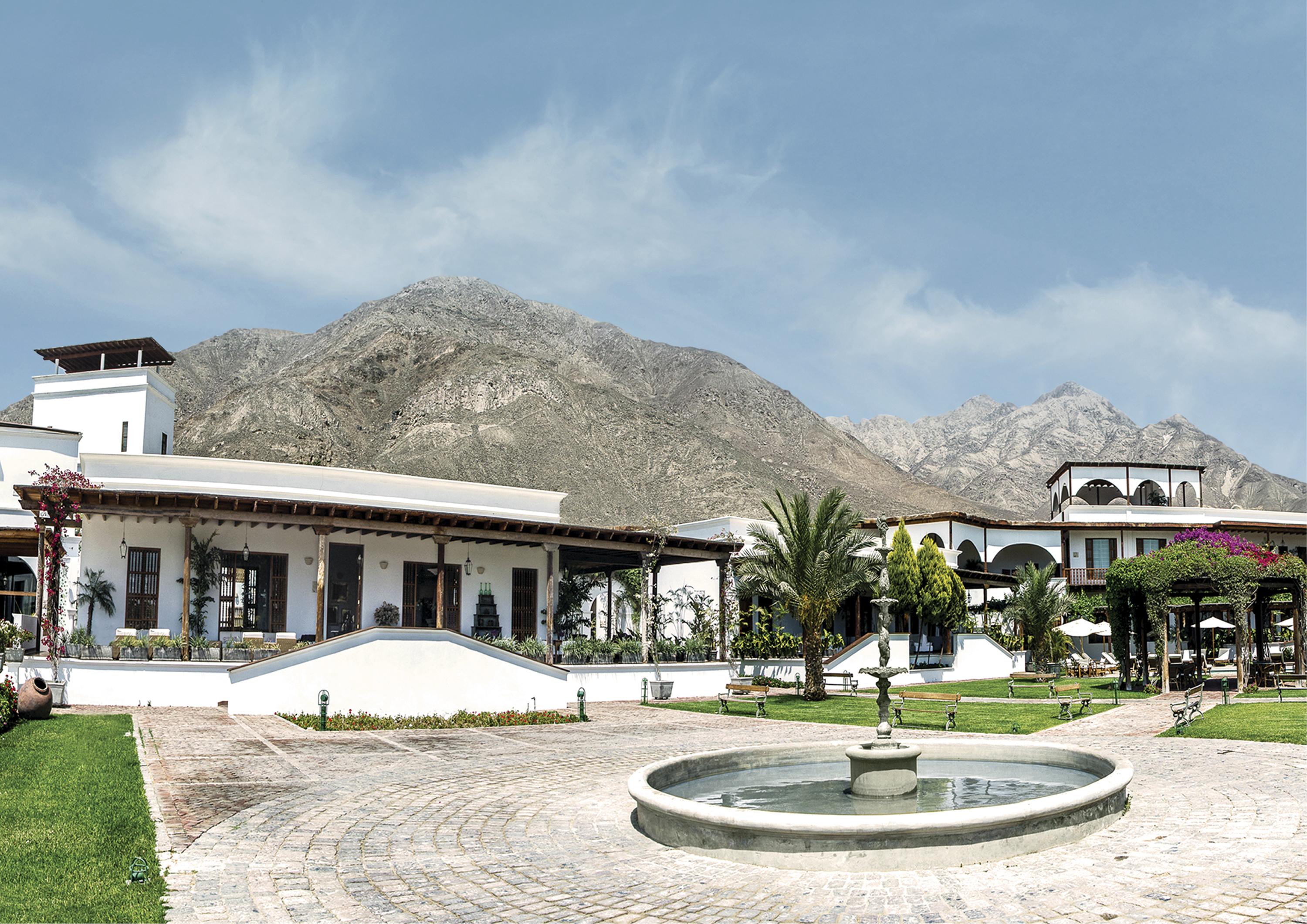 Vista Lobby Hotel Viñas Queirolo