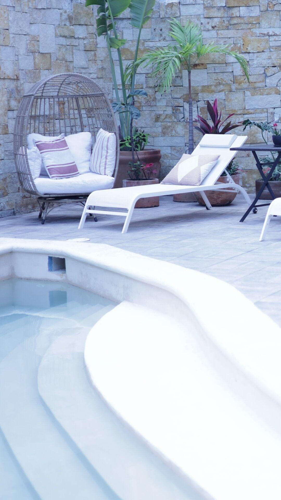 Vista Piscina Casa Bruna Luxury Lofts
