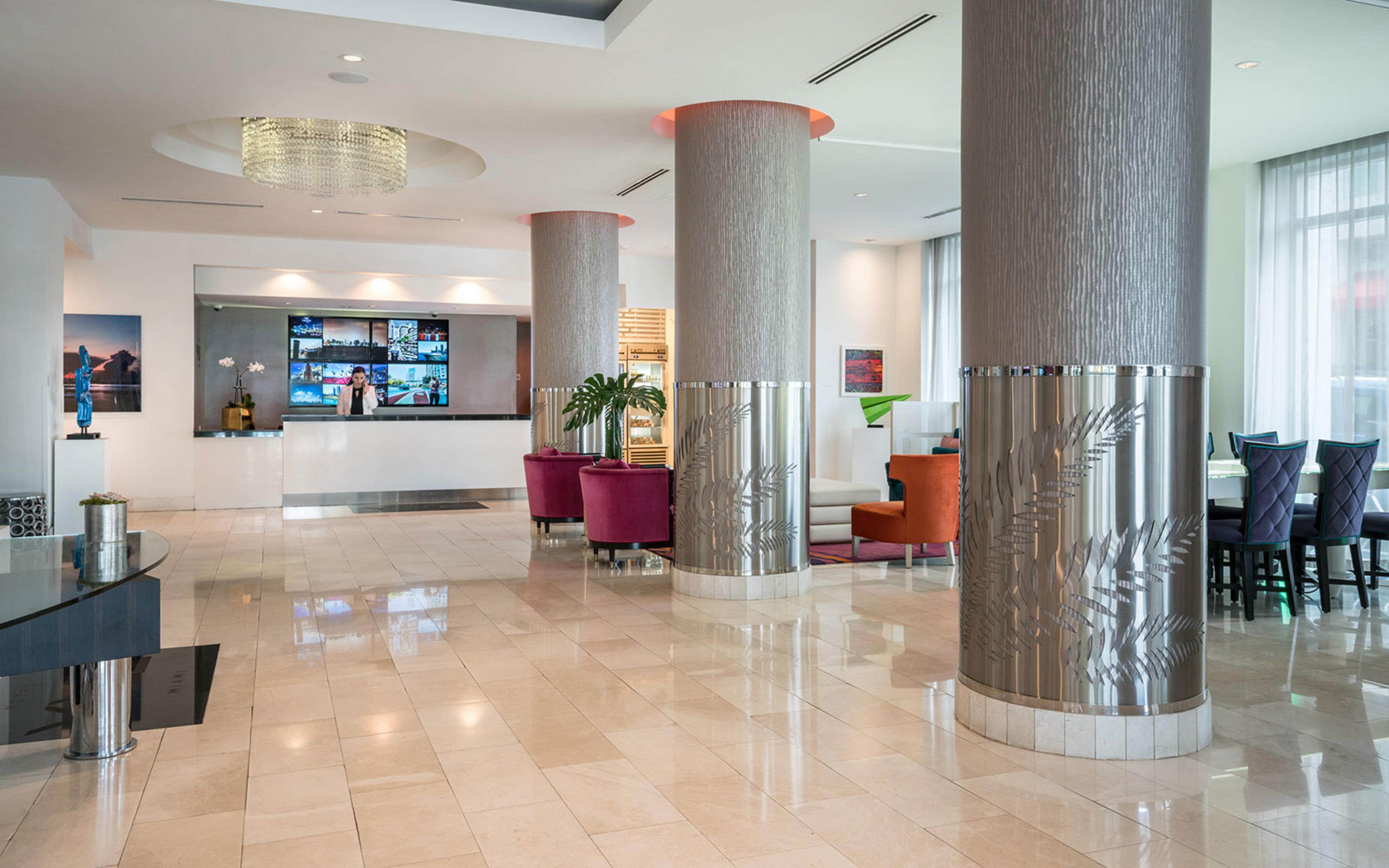 Vista Lobby YVE Hotel Miami