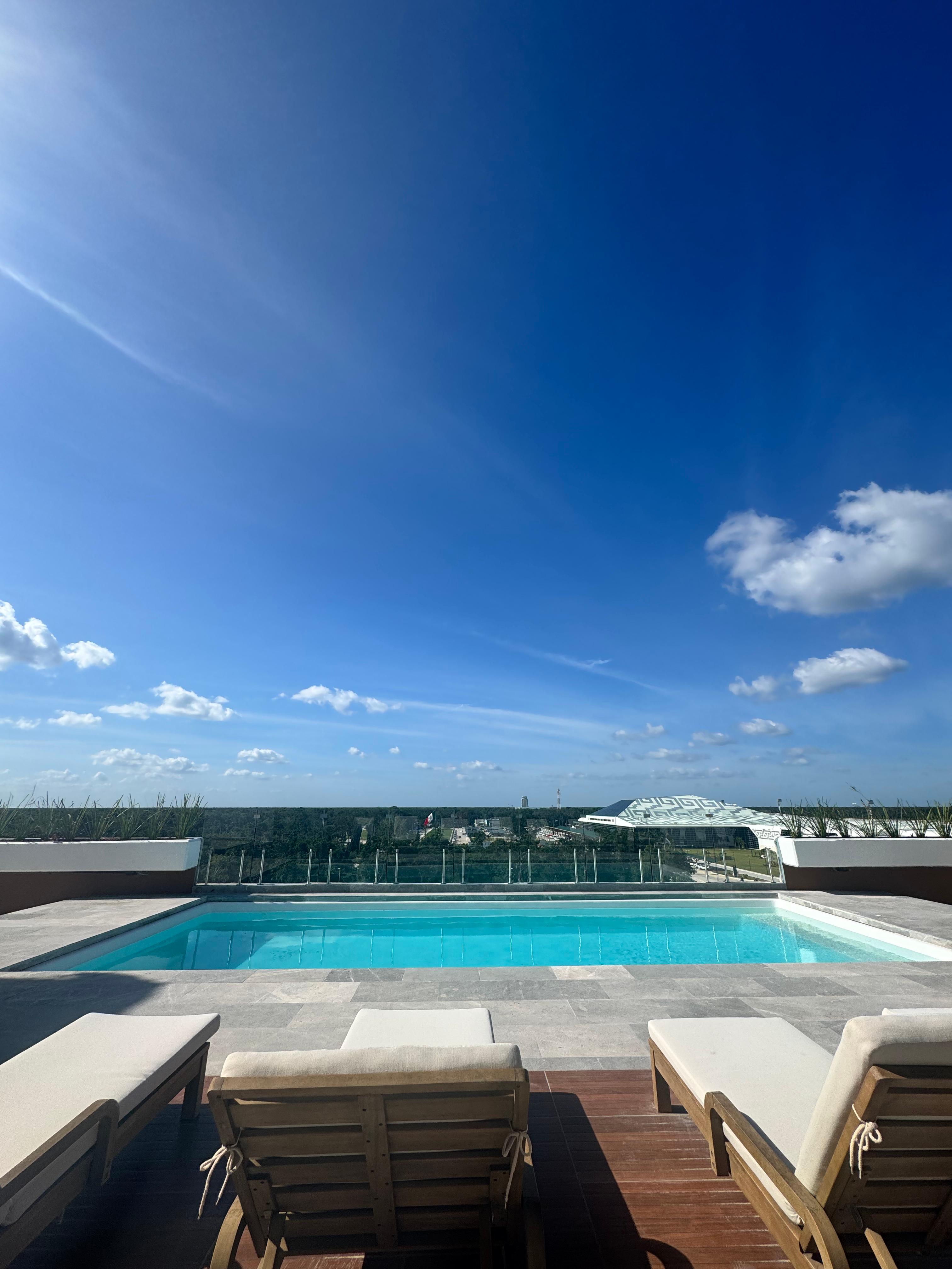 Vista Piscina Hotel Mundo Maya Tulum Aeropuerto