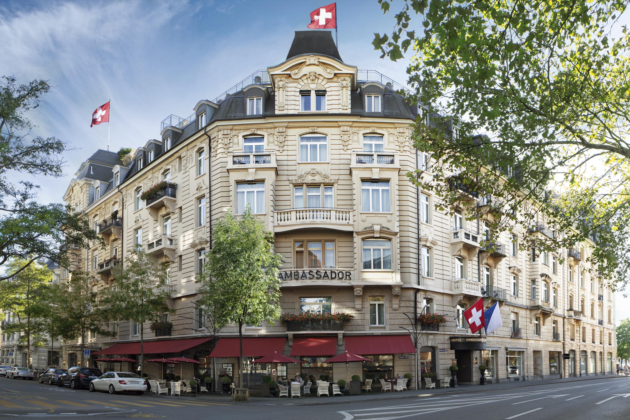 Vista Exterior Small Luxury Hotel Ambassador Zürich