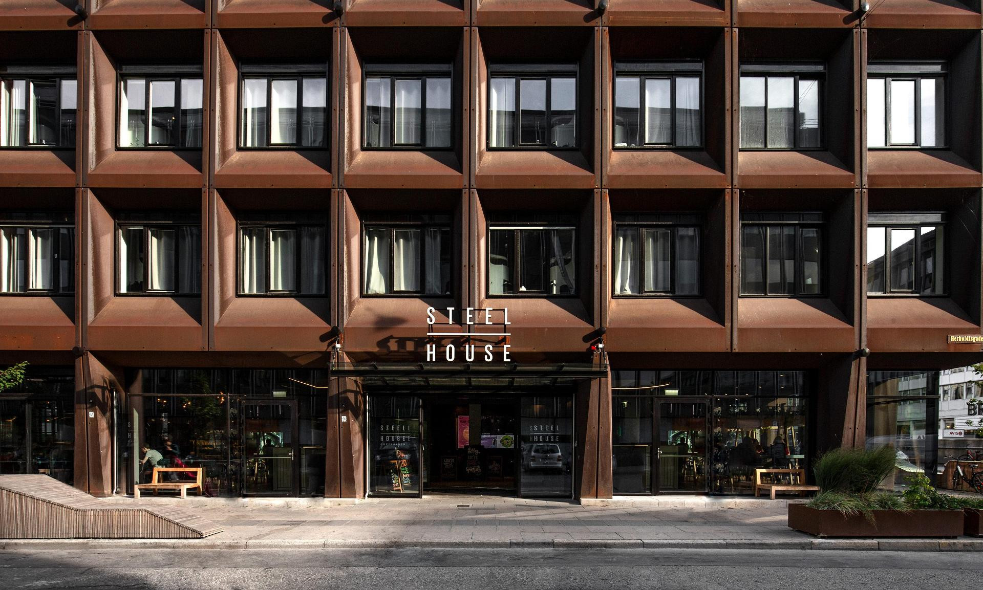 Vista Exterior Steel House Copenhagen - Hostel