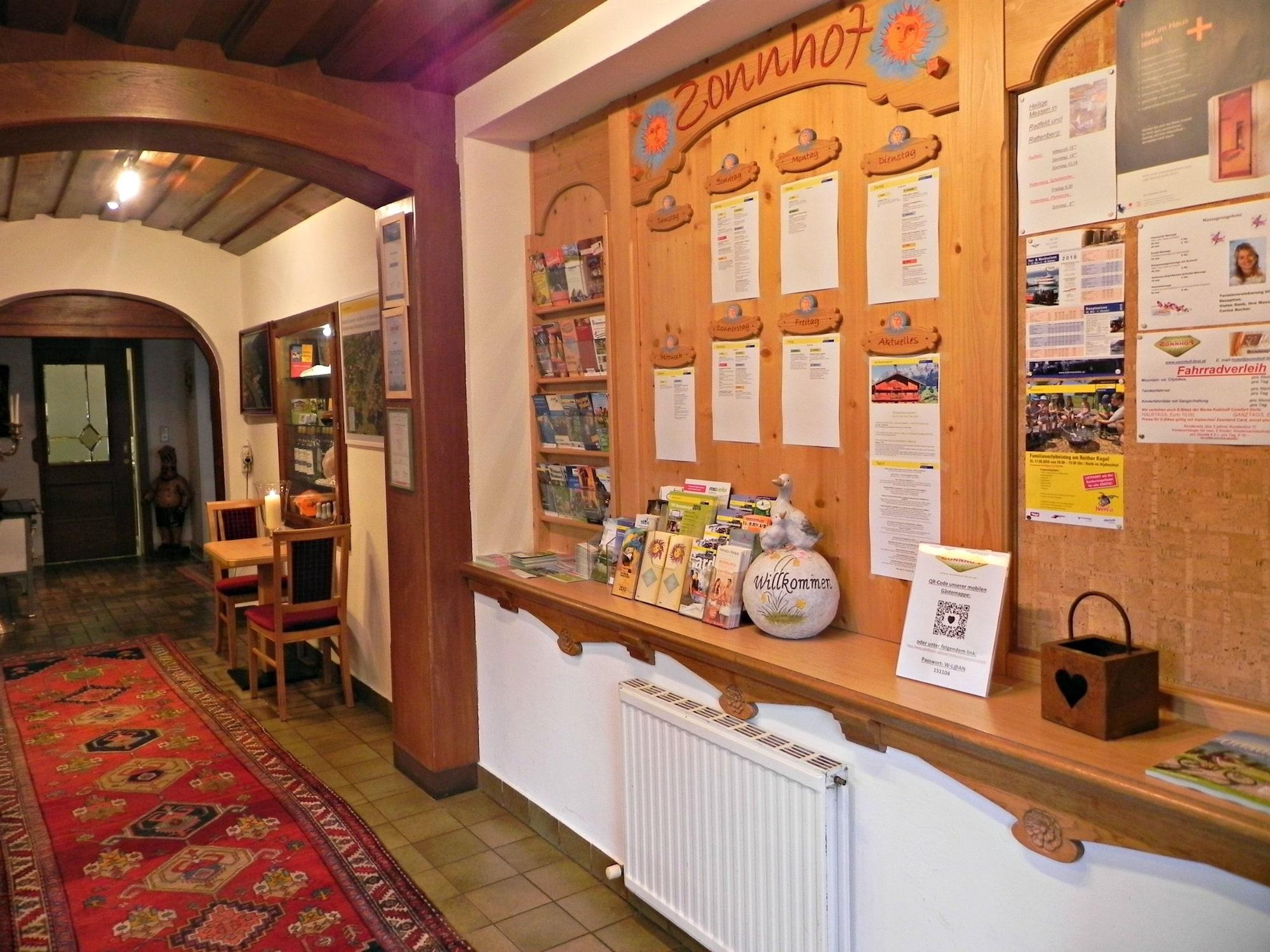 Vista Lobby Hotel Sonnhof