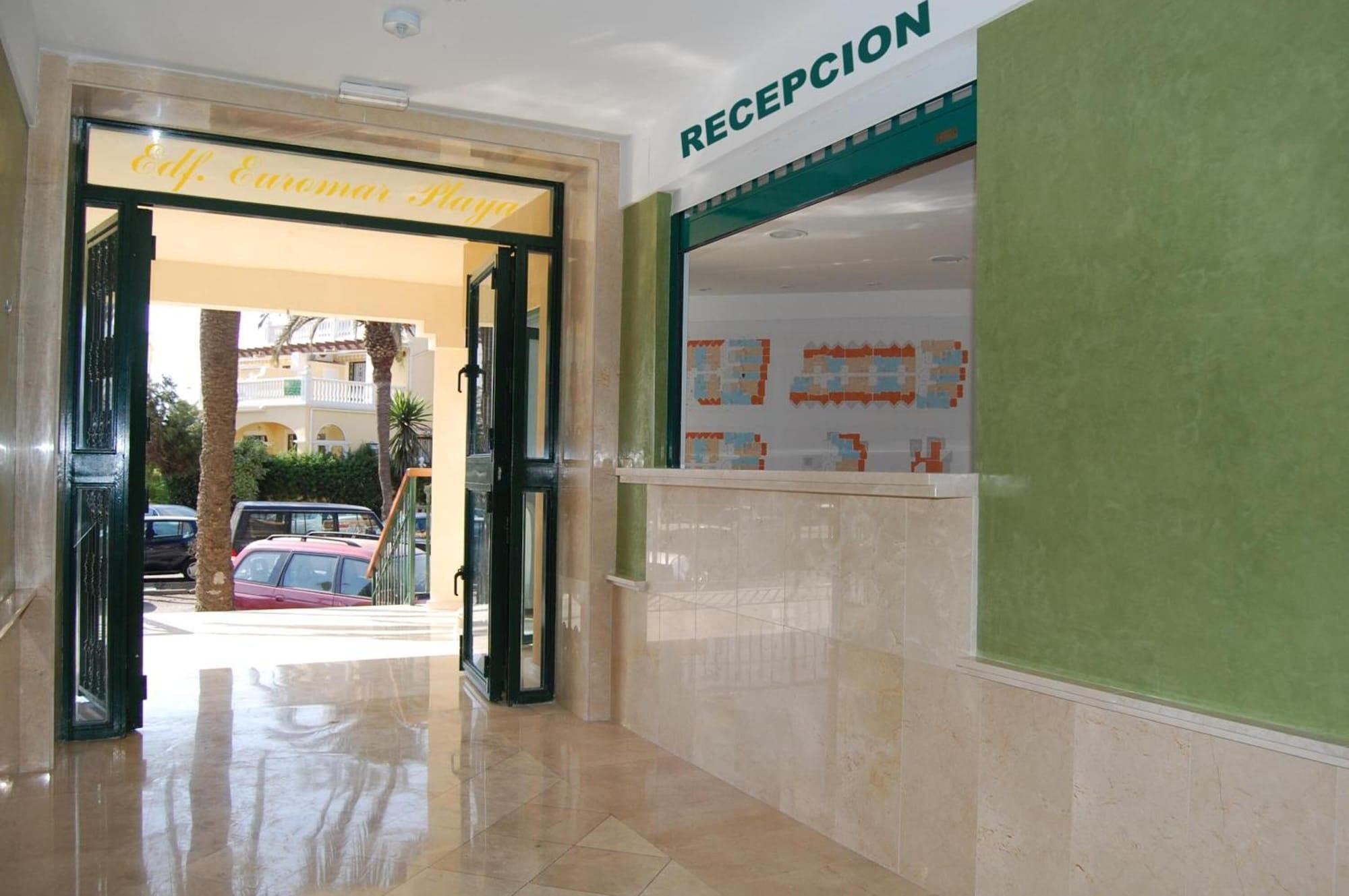 Vista Lobby Apartamentos Euromar Playa