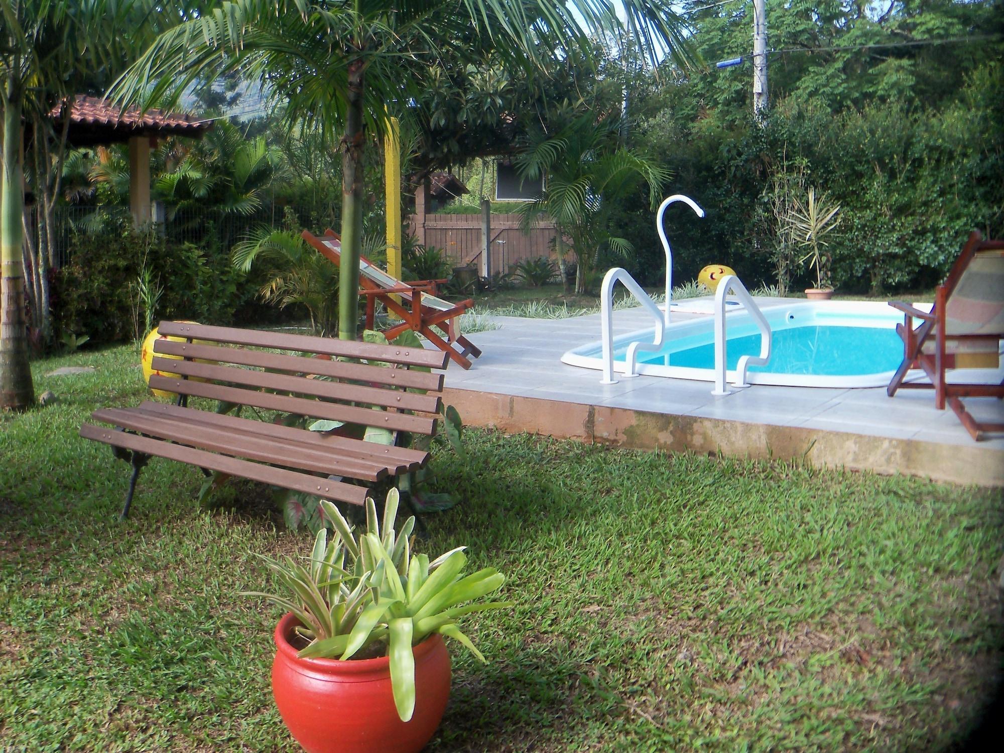 Vista Piscina Pousada Recanto Dos Ipês