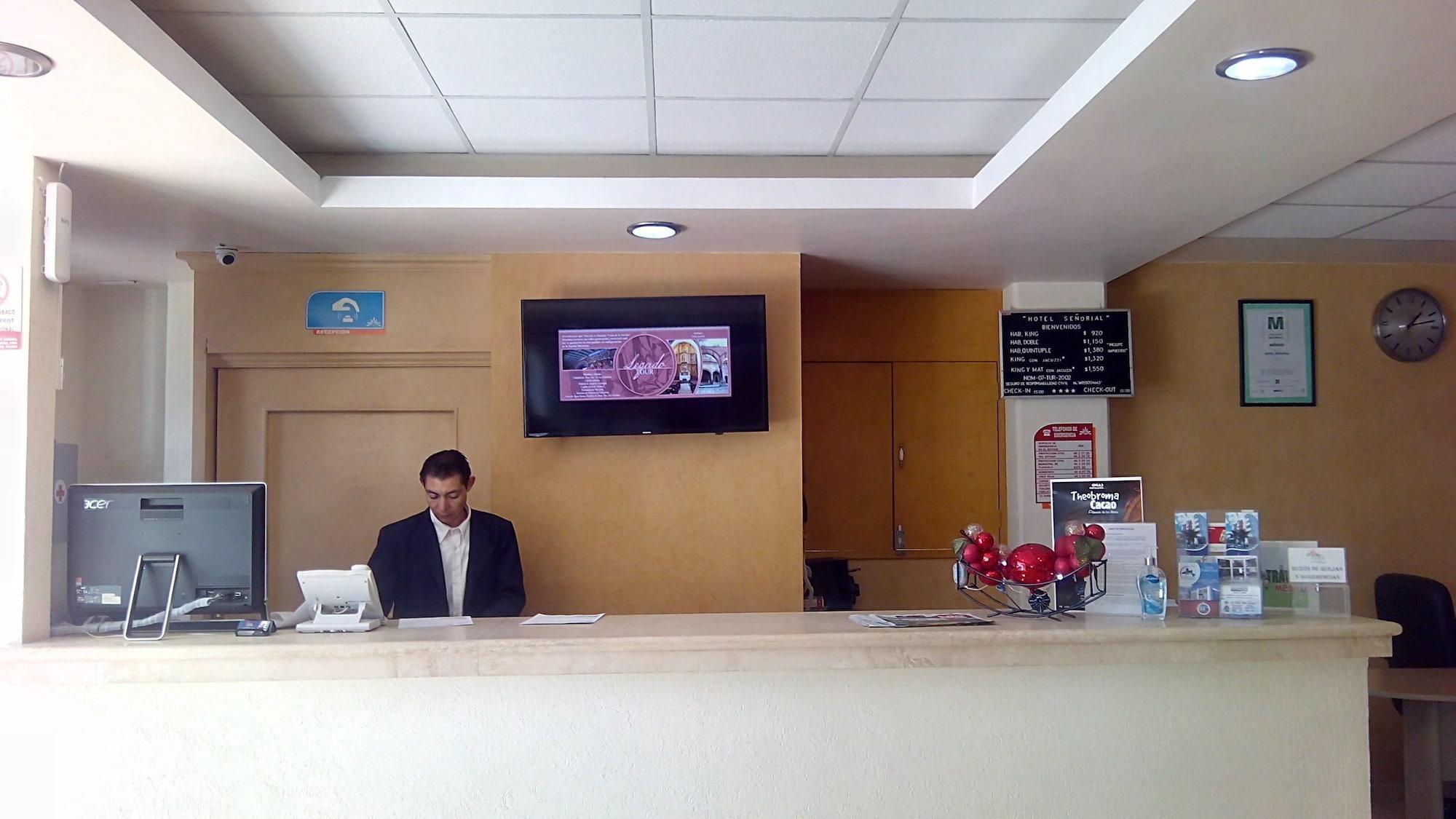 Vista Lobby Hotel Senorial Tlaxcala