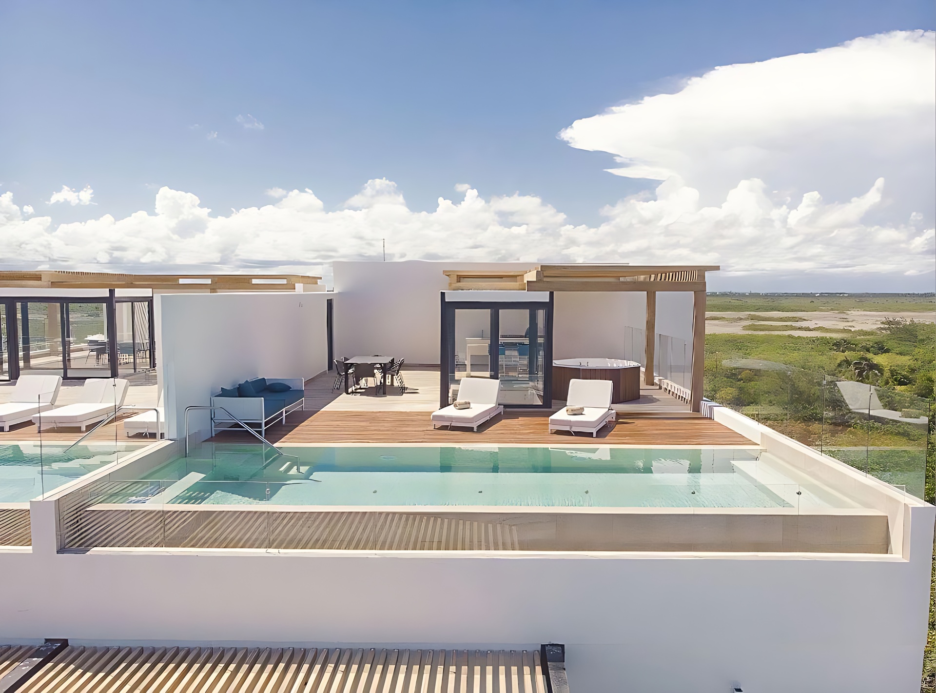Vista Piscina The Fives Oceanfront Riviera Maya – All Inclusive Optional