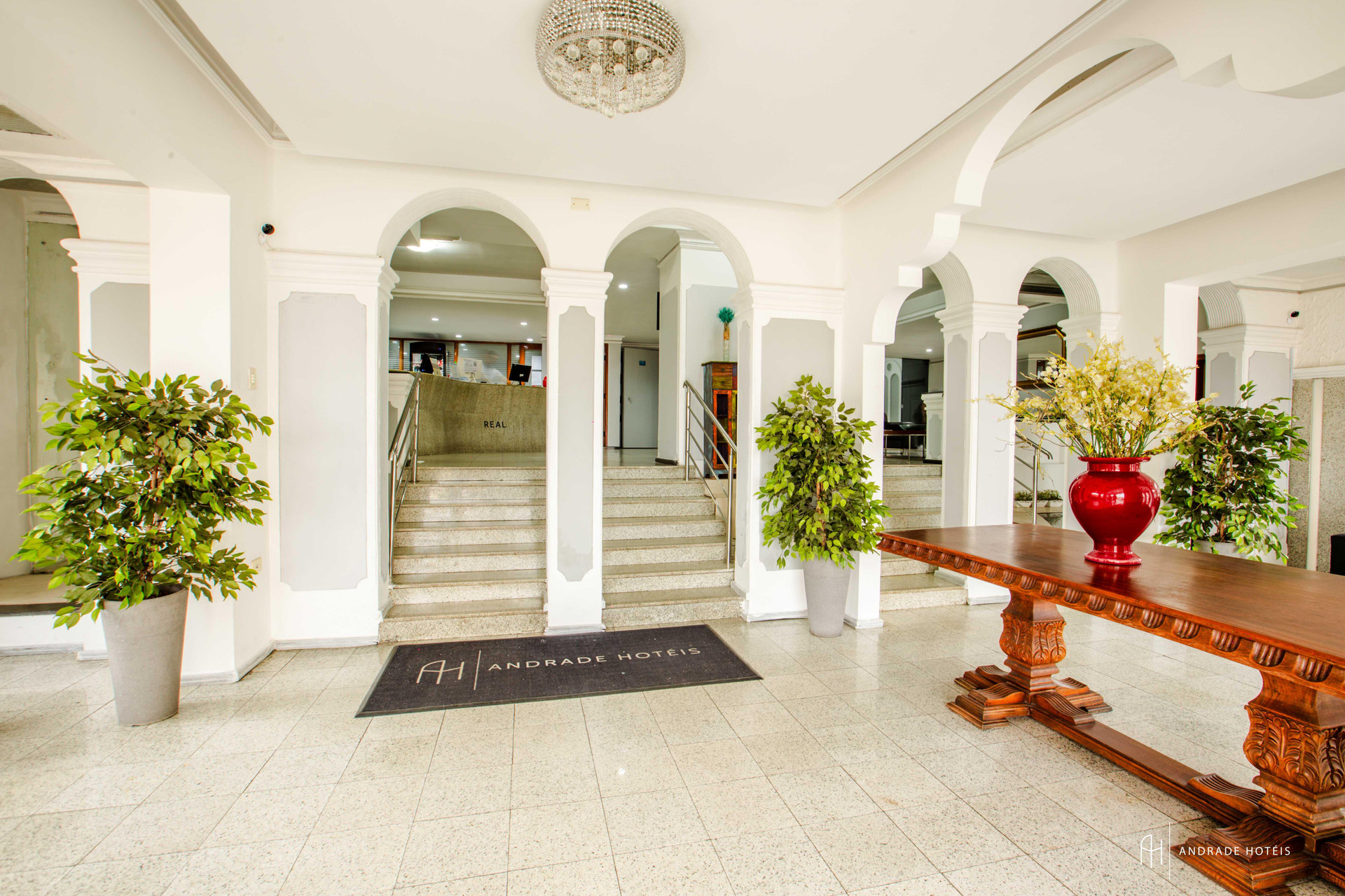 Vista Lobby Rede Andrade Real