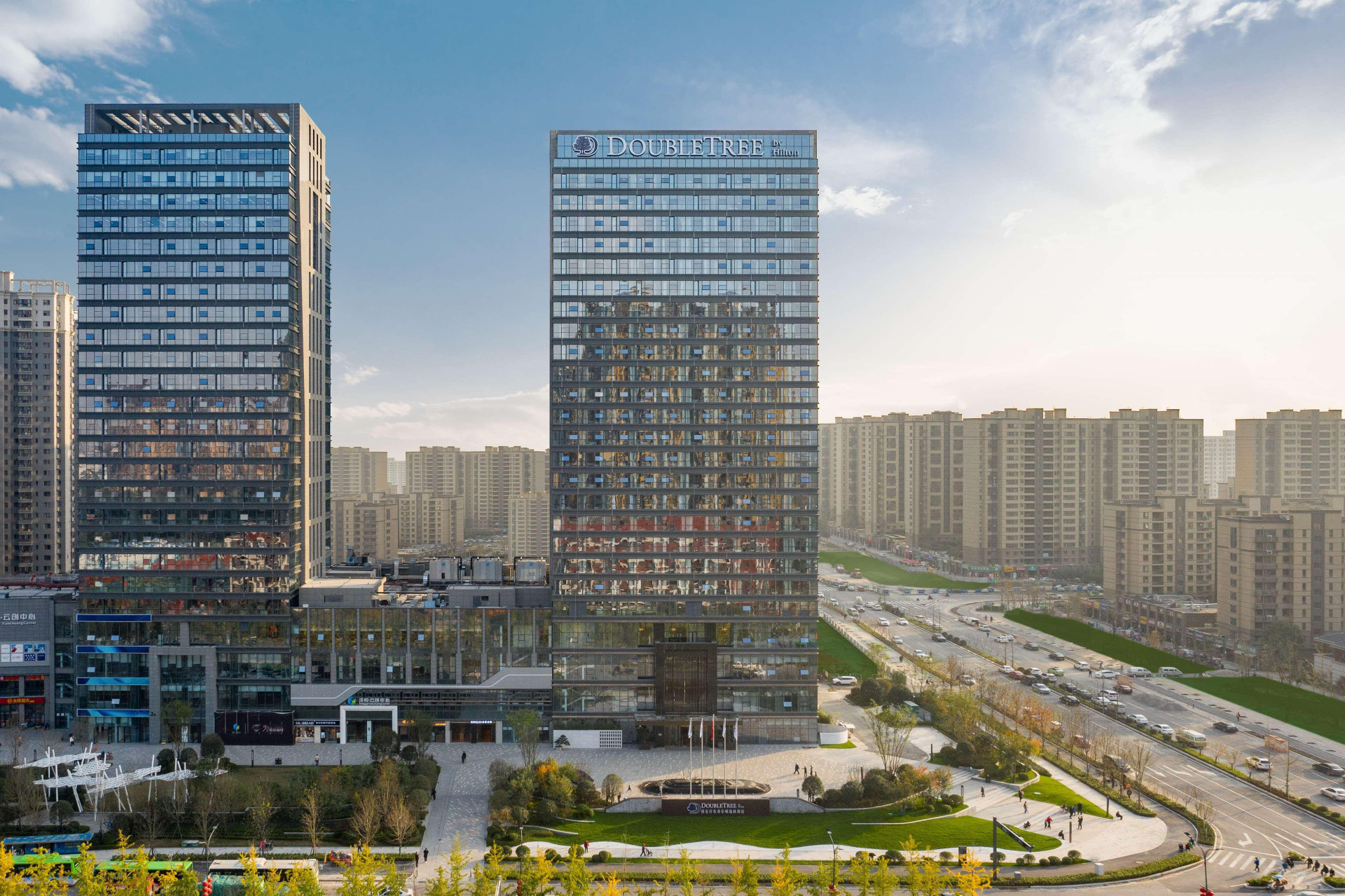 Vista Exterior DoubleTree by Hilton Xian Fengdong