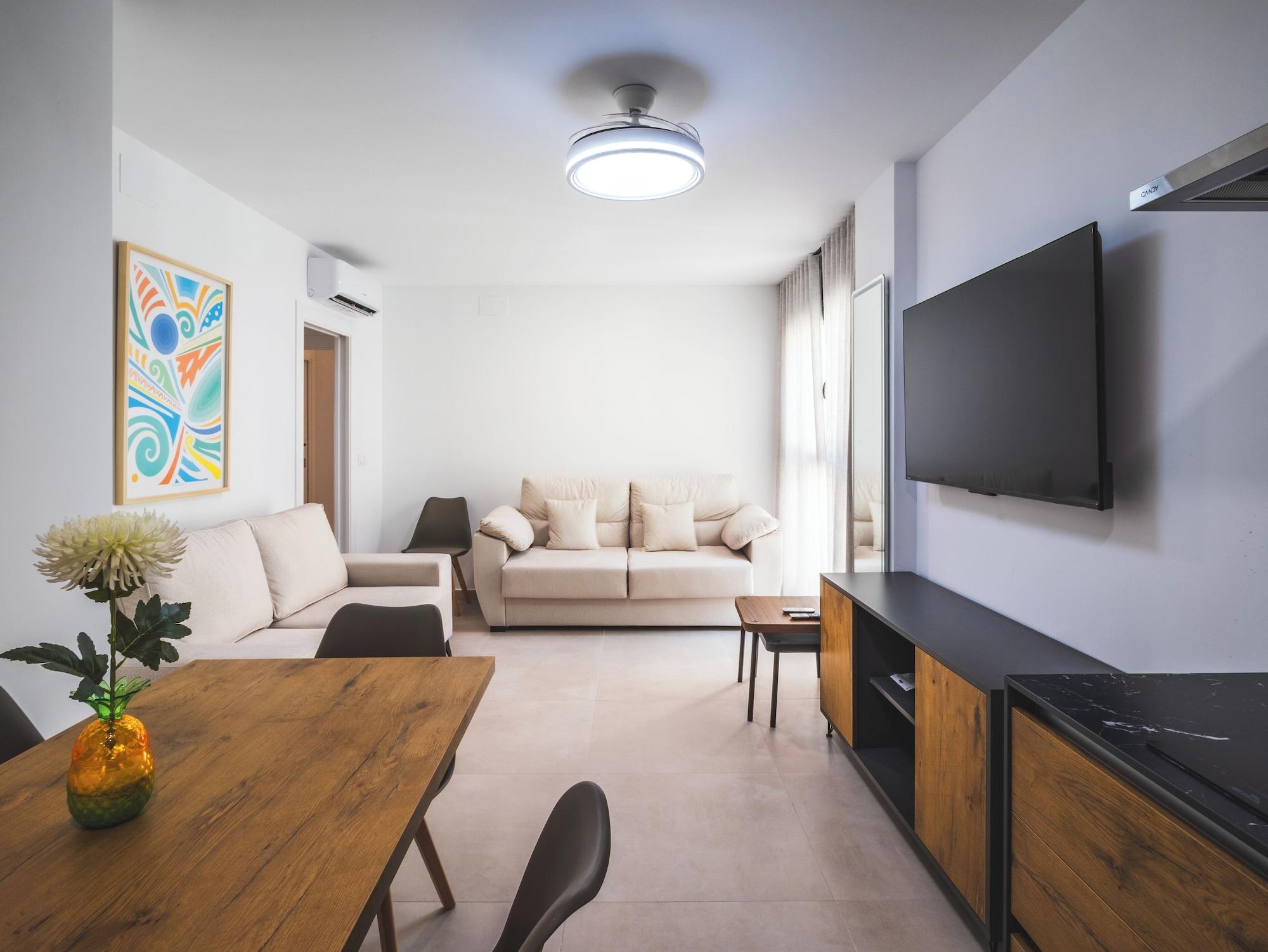 Bar/Salón Huelin Málaga Apartamentos