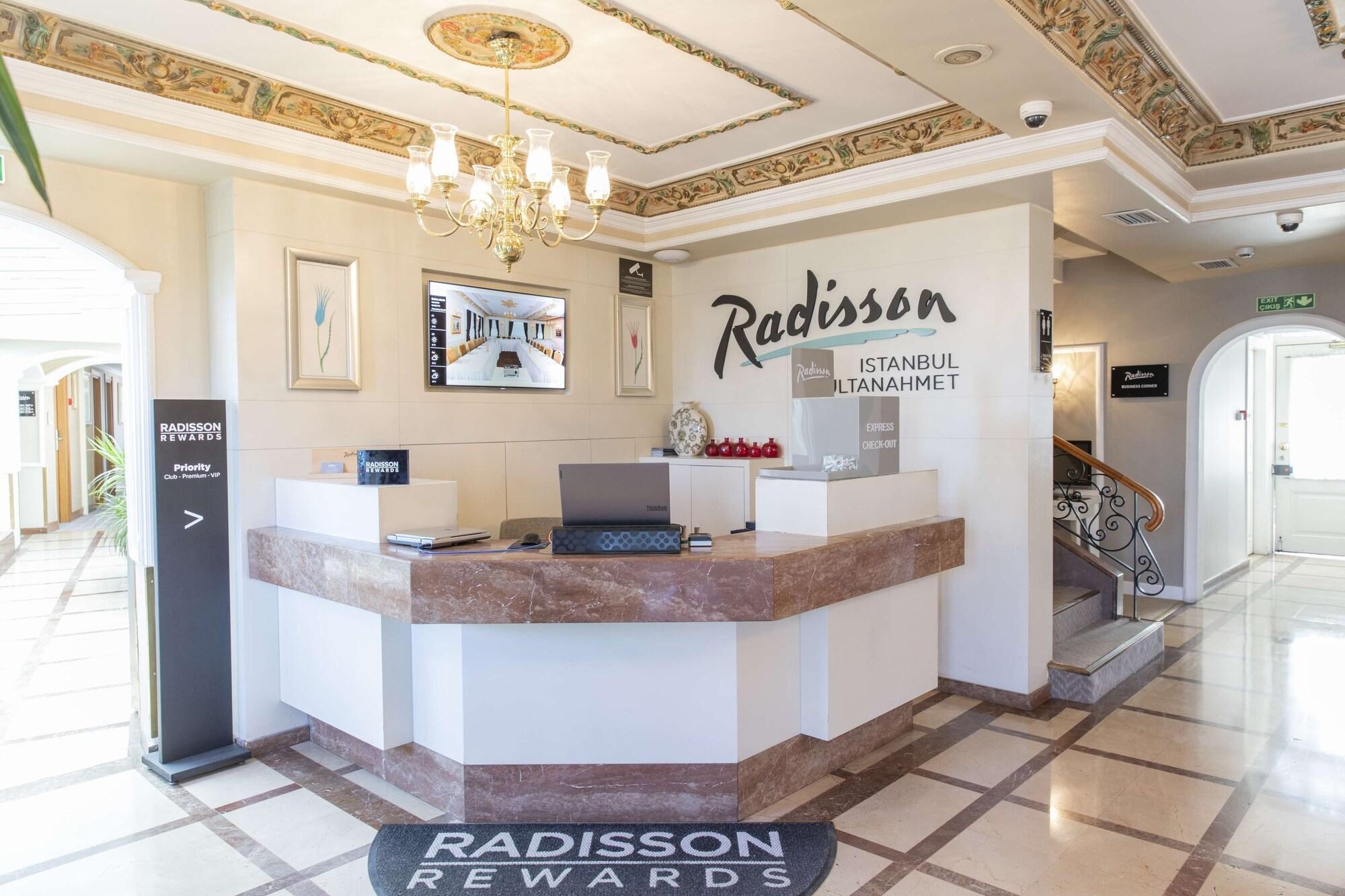 Vista Lobby Radisson Hotel Istanbul Sultanahmet